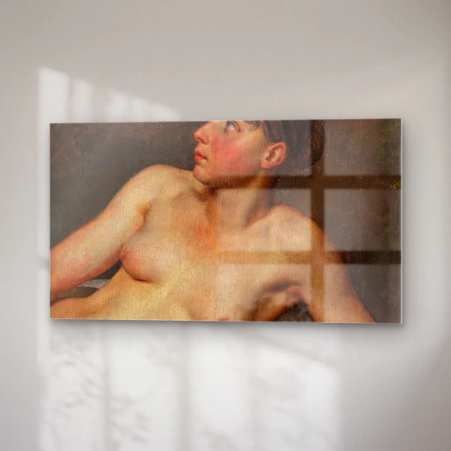 Christoffer Wilhelm Eckersberg – Reclining Female Nude cam tablo — sağ açıdan görünüm