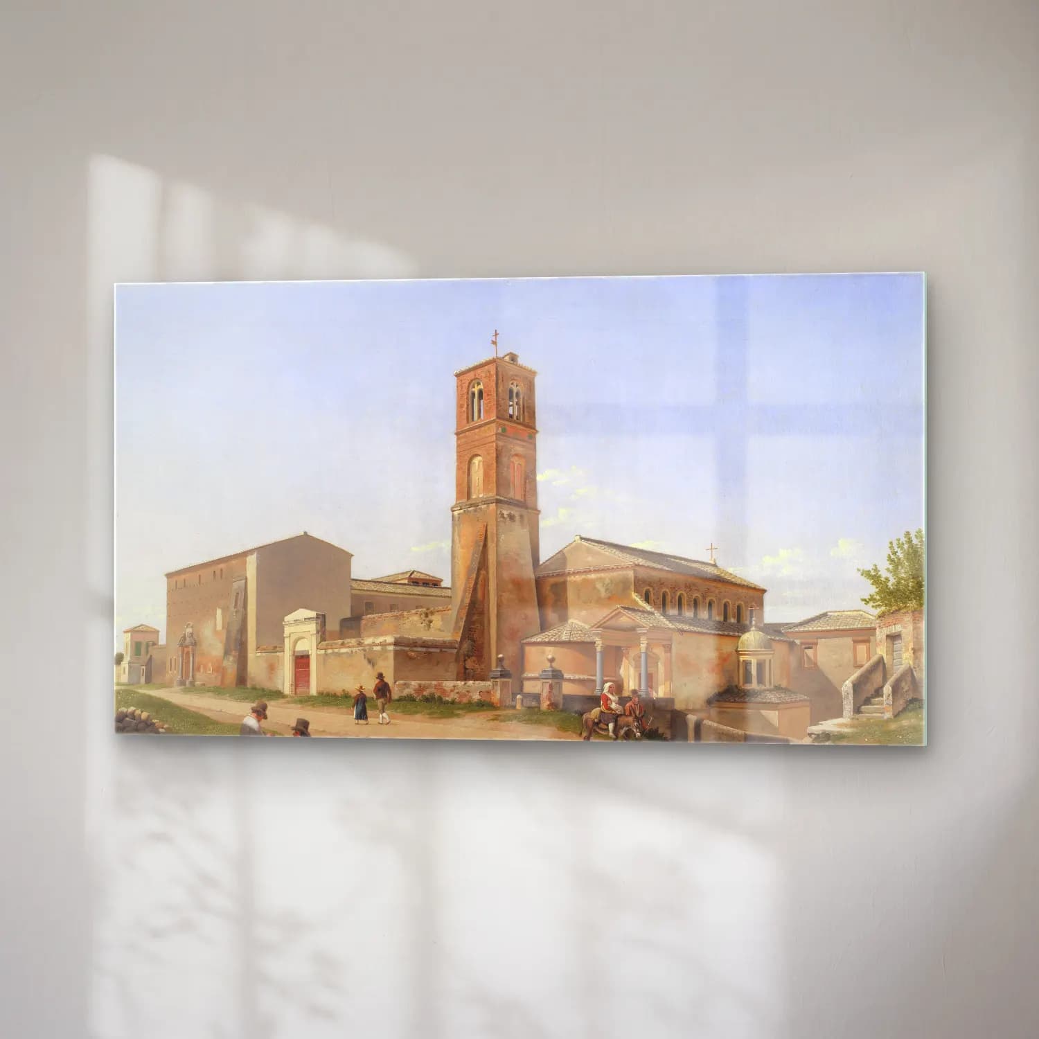 Christoffer Wilhelm Eckersberg – Sant’Agnese fuori le mura, Rome cam tablo — sağ açıdan görünüm