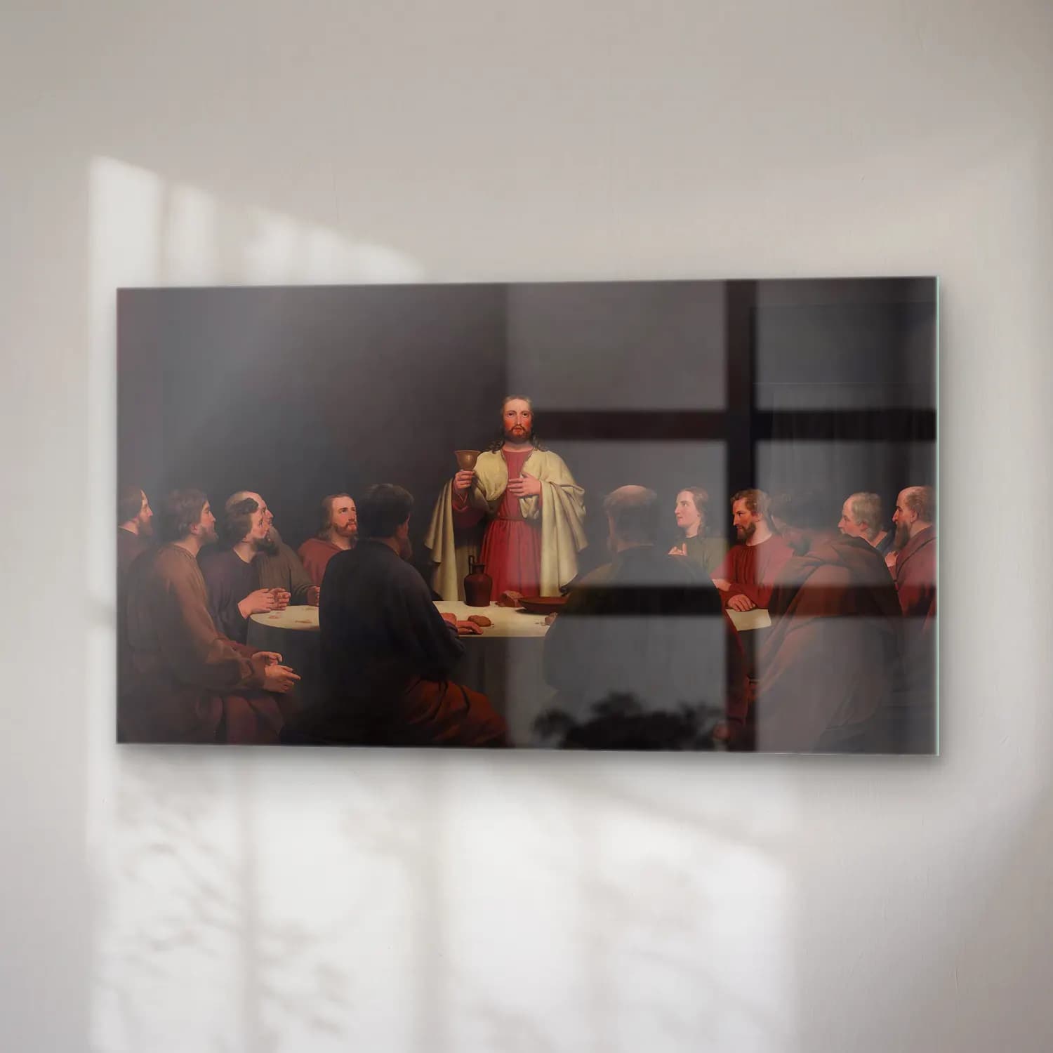 Christoffer Wilhelm Eckersberg – The Last Supper cam tablo — sağ açıdan görünüm