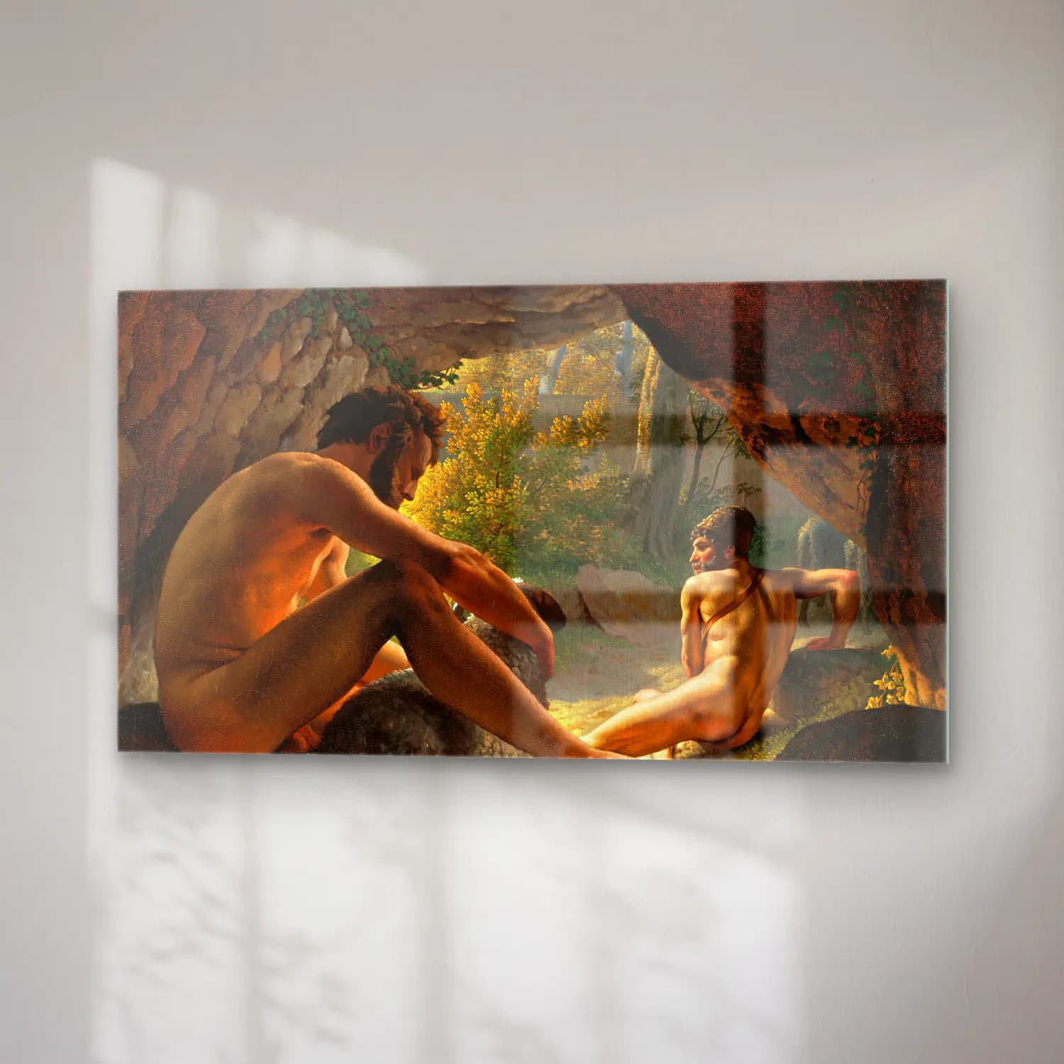Christoffer Wilhelm Eckersberg – Ulysses Fleeing the Cave of Polyphemus cam tablo — sağ açıdan görünüm