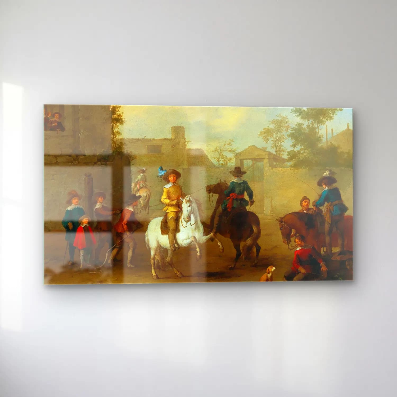 Franz de Paula Ferg – The Riding Lessons cam tablo — sol açıdan görünüm