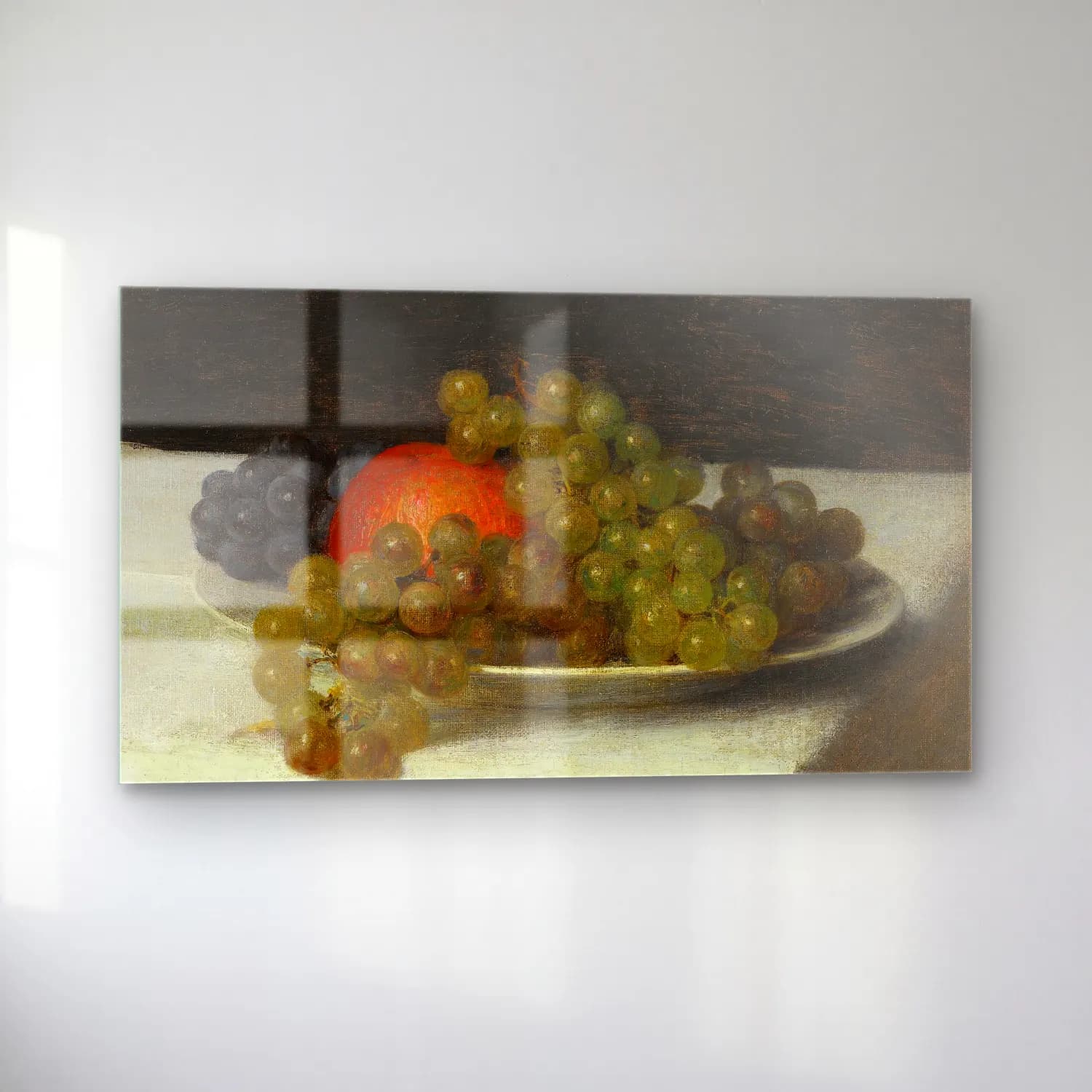 Henri Fantin-Latour – Pommes Et Raisins cam tablo — sol açıdan görünüm