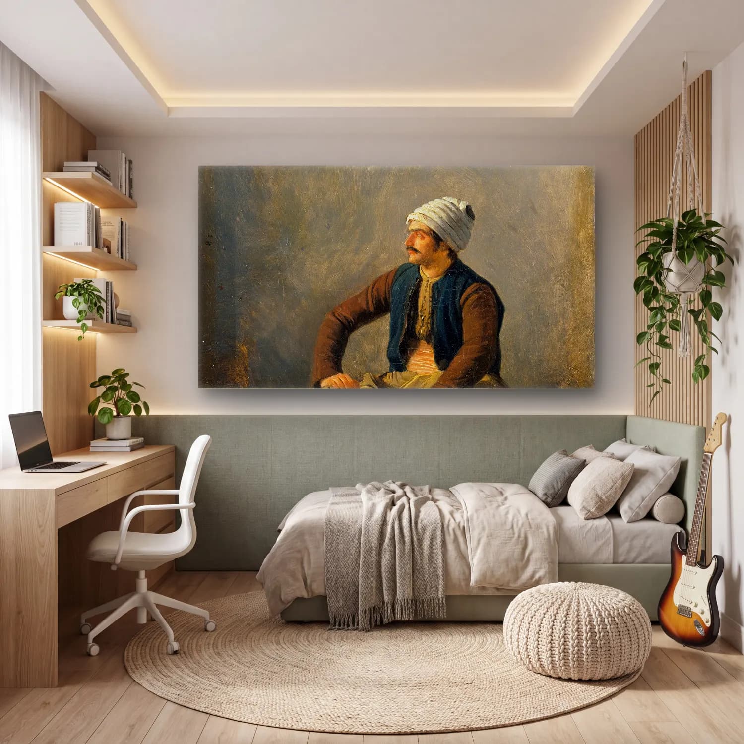 Horace Vernet – An Eastern Trader cam tablo — genç odasında