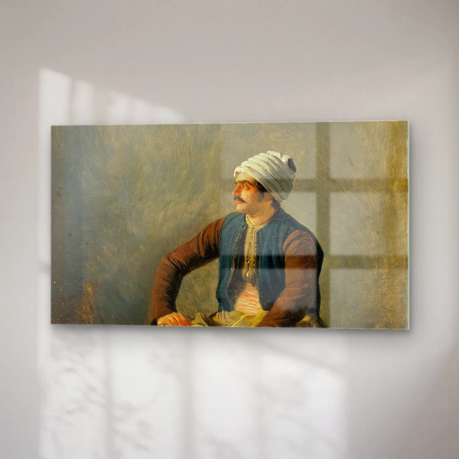 Horace Vernet – An Eastern Trader cam tablo — sağ açıdan görünüm
