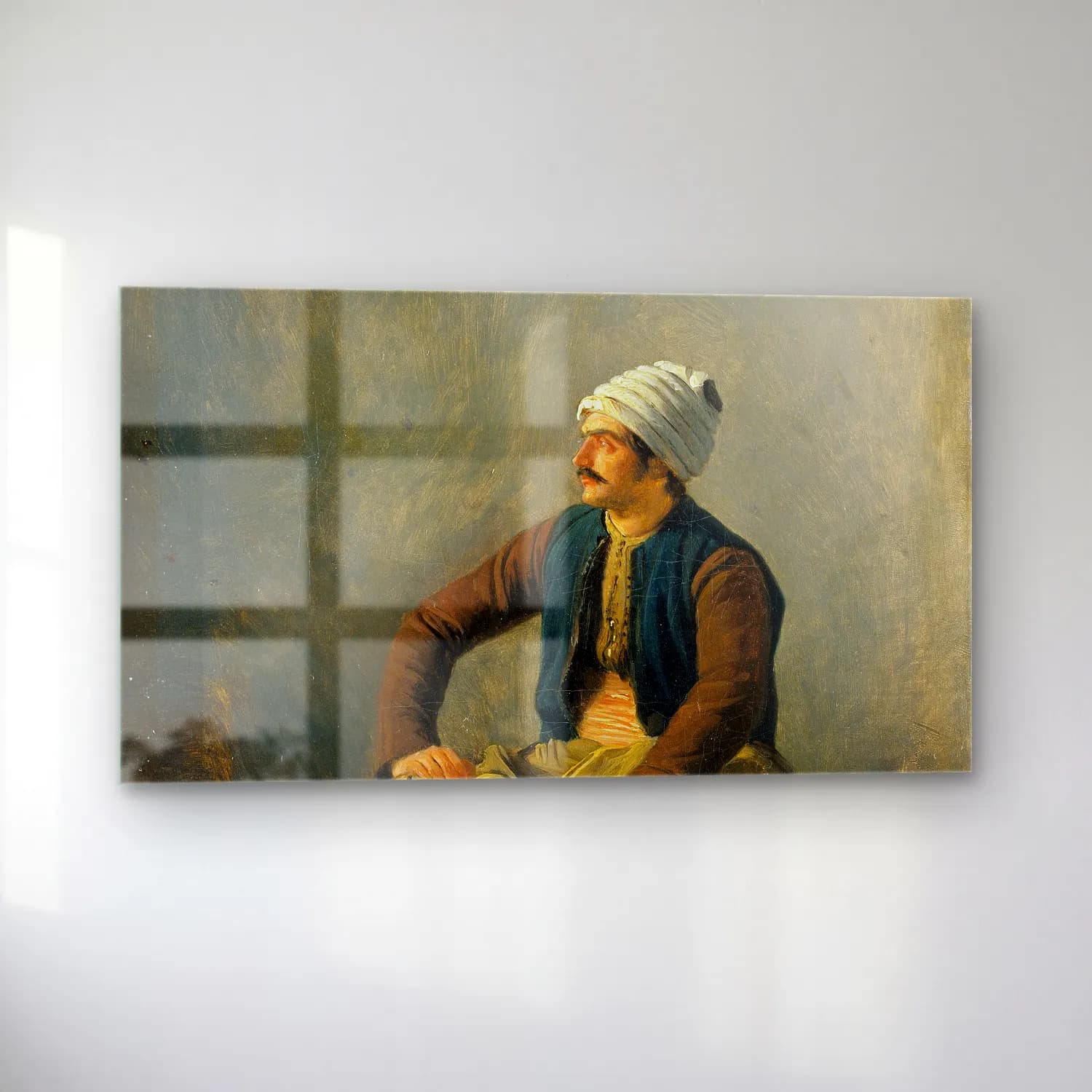 Horace Vernet – An Eastern Trader cam tablo — sol açıdan görünüm