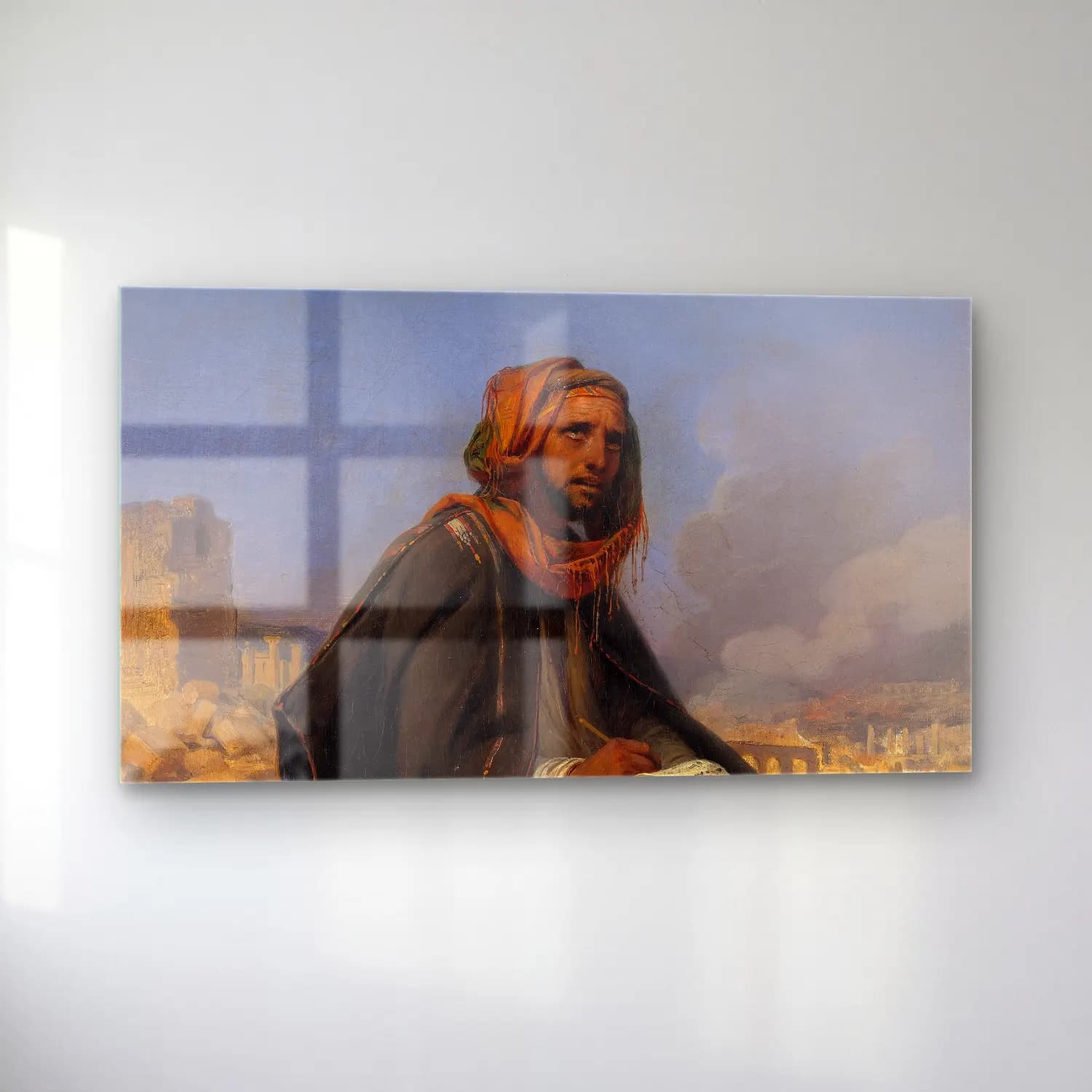 Horace Vernet – Jeremiah on the ruins of Jerusalem cam tablo — sol açıdan görünüm