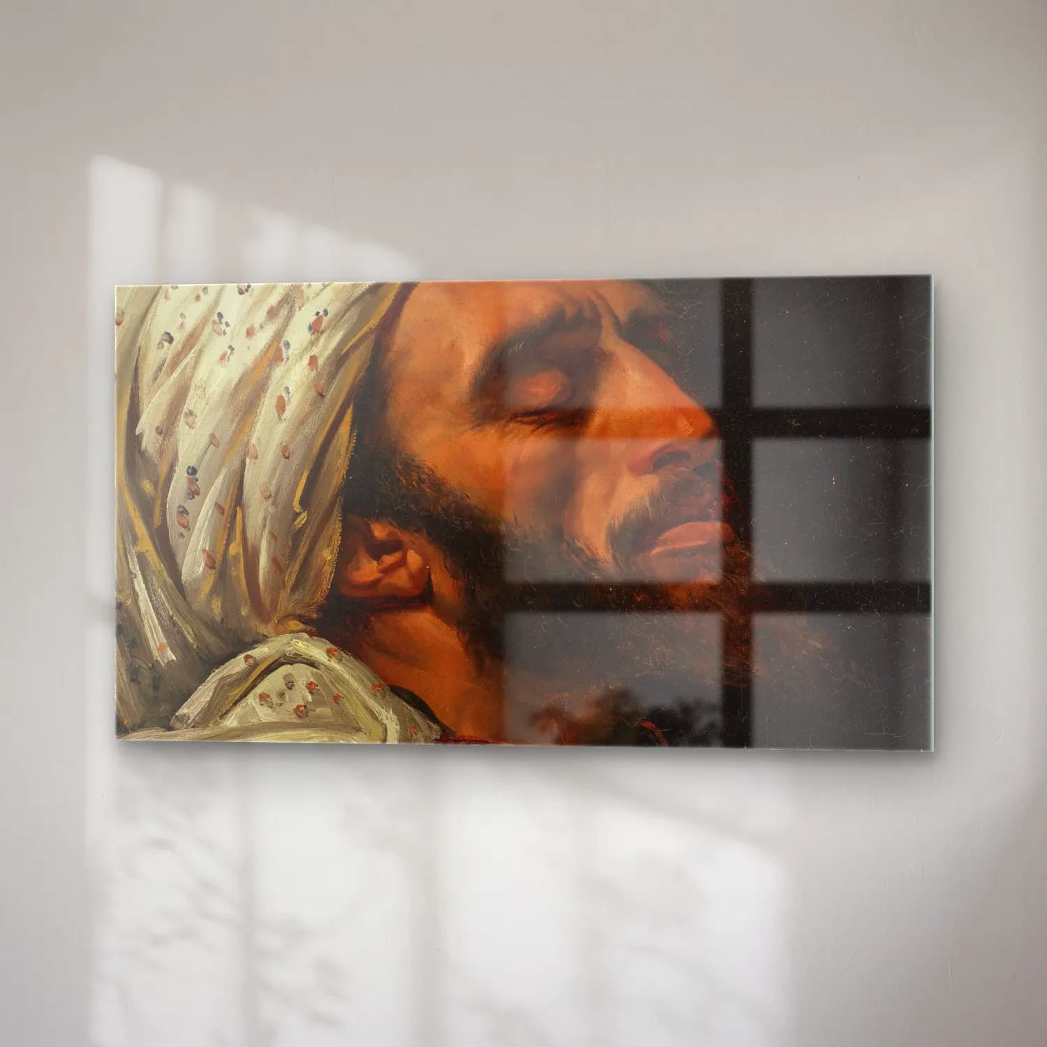 Horace Vernet – Portrait of an Arab man cam tablo — sağ açıdan görünüm
