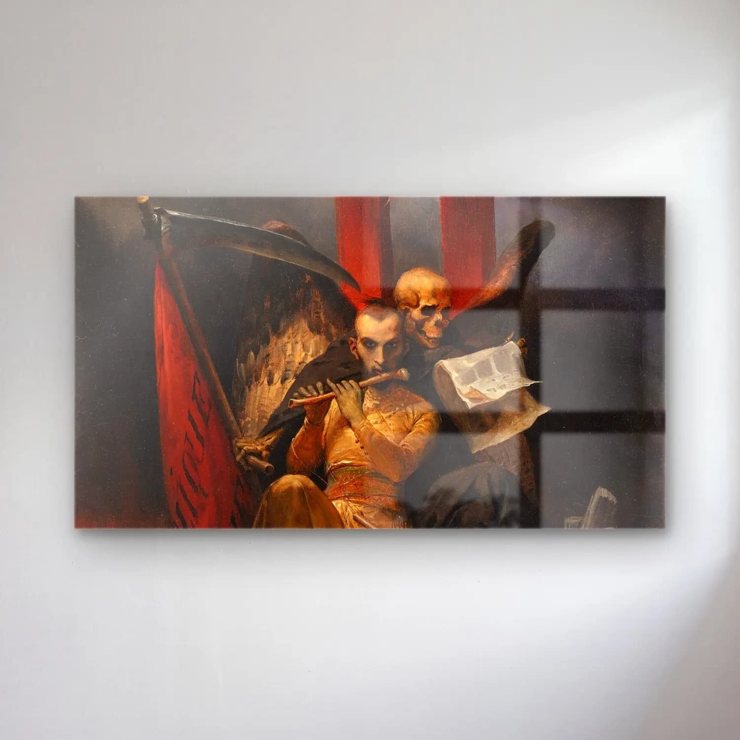 Horace Vernet – Socialism and Cholera cam tablo — Horace Vernet – Socialism and Cholera — yağlı boya dini sahne