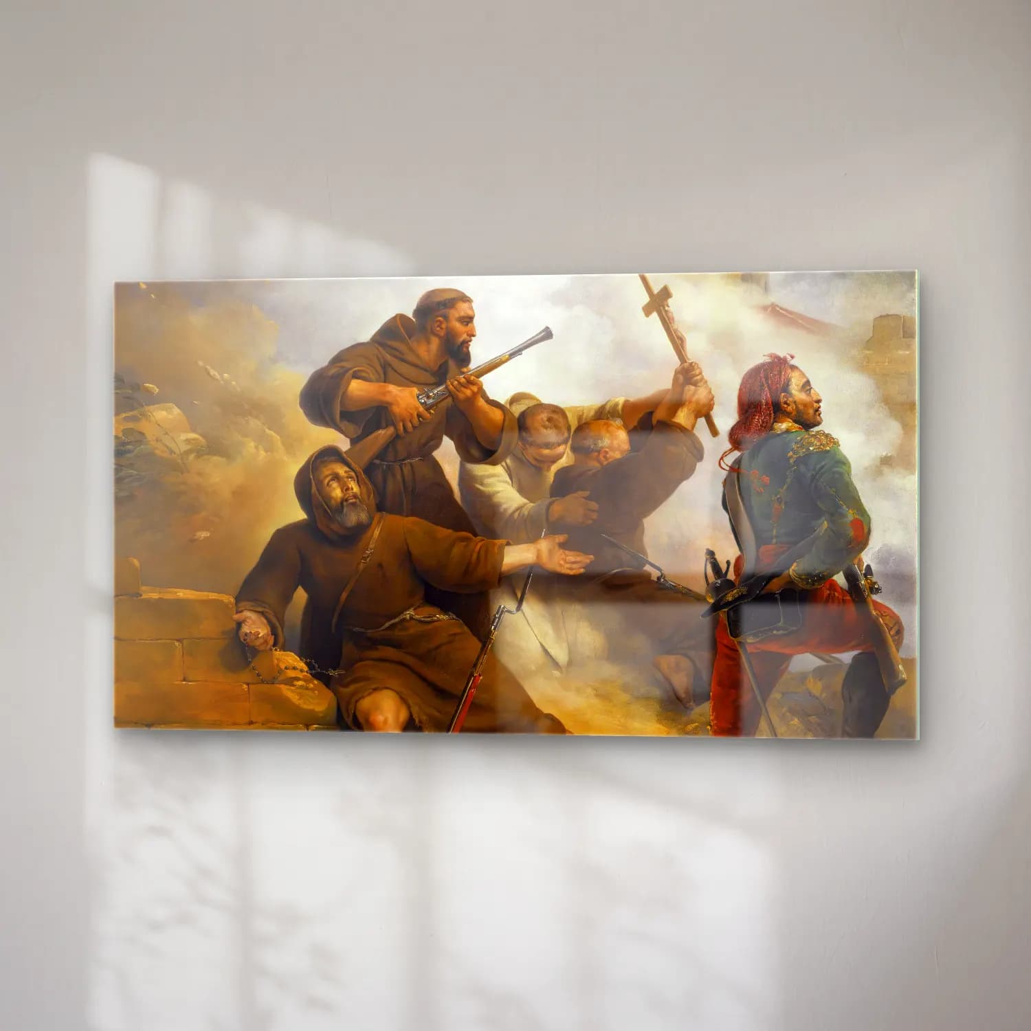 Horace Vernet – The Siege Of Saragossa cam tablo — sağ açıdan görünüm