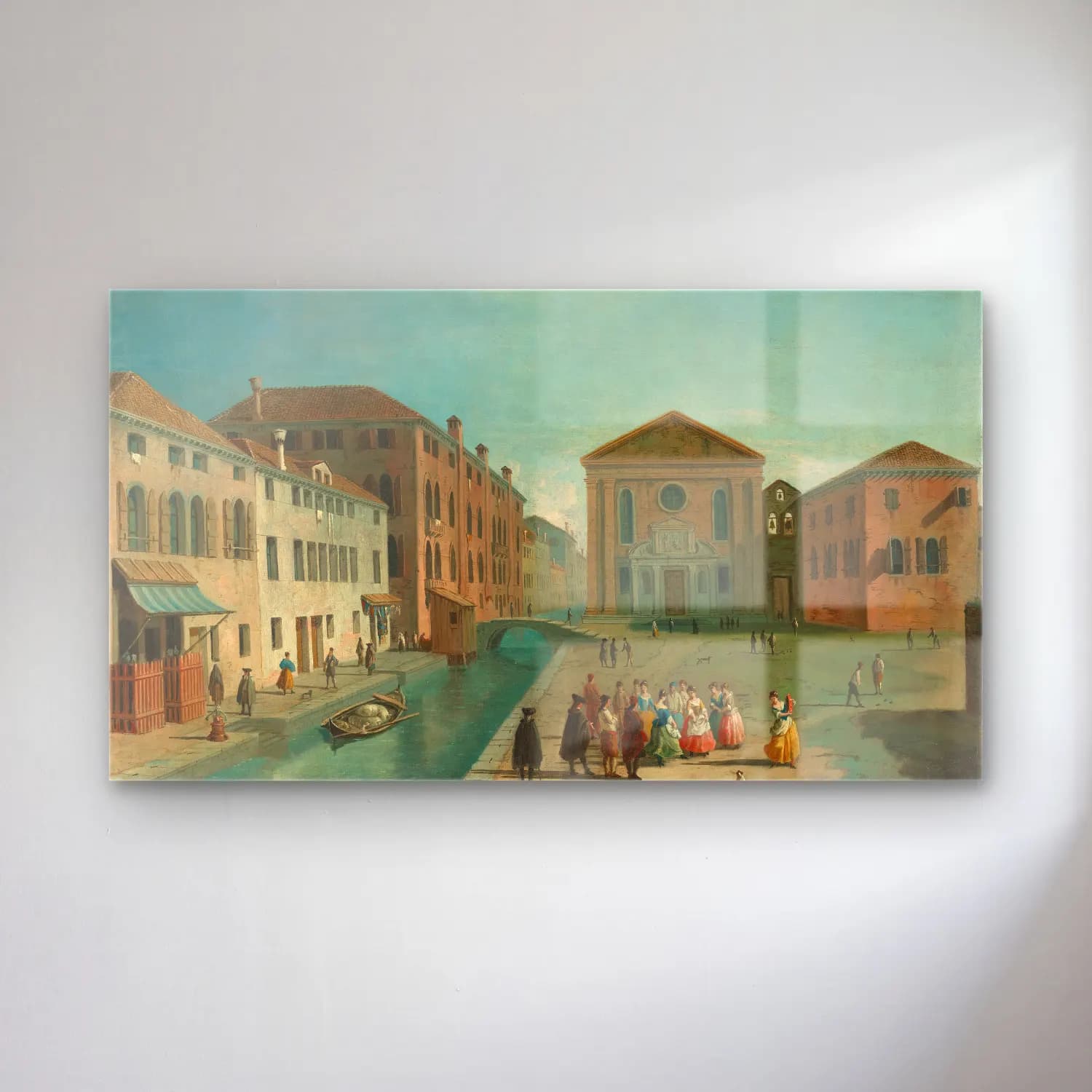 Johan Anton Richter – Venice, the Church of San Giuseppe di Castello cam tablo — Johan Anton Richter – Venice, the Church of San Giuseppe di Castello — yağlı boya dini sahne