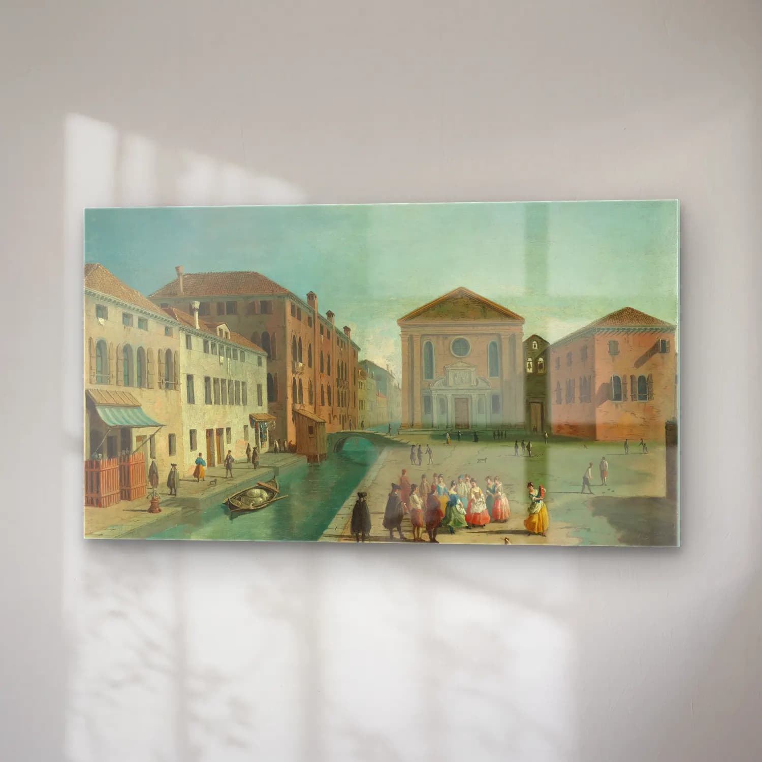 Johan Anton Richter – Venice, the Church of San Giuseppe di Castello cam tablo — sağ açıdan görünüm