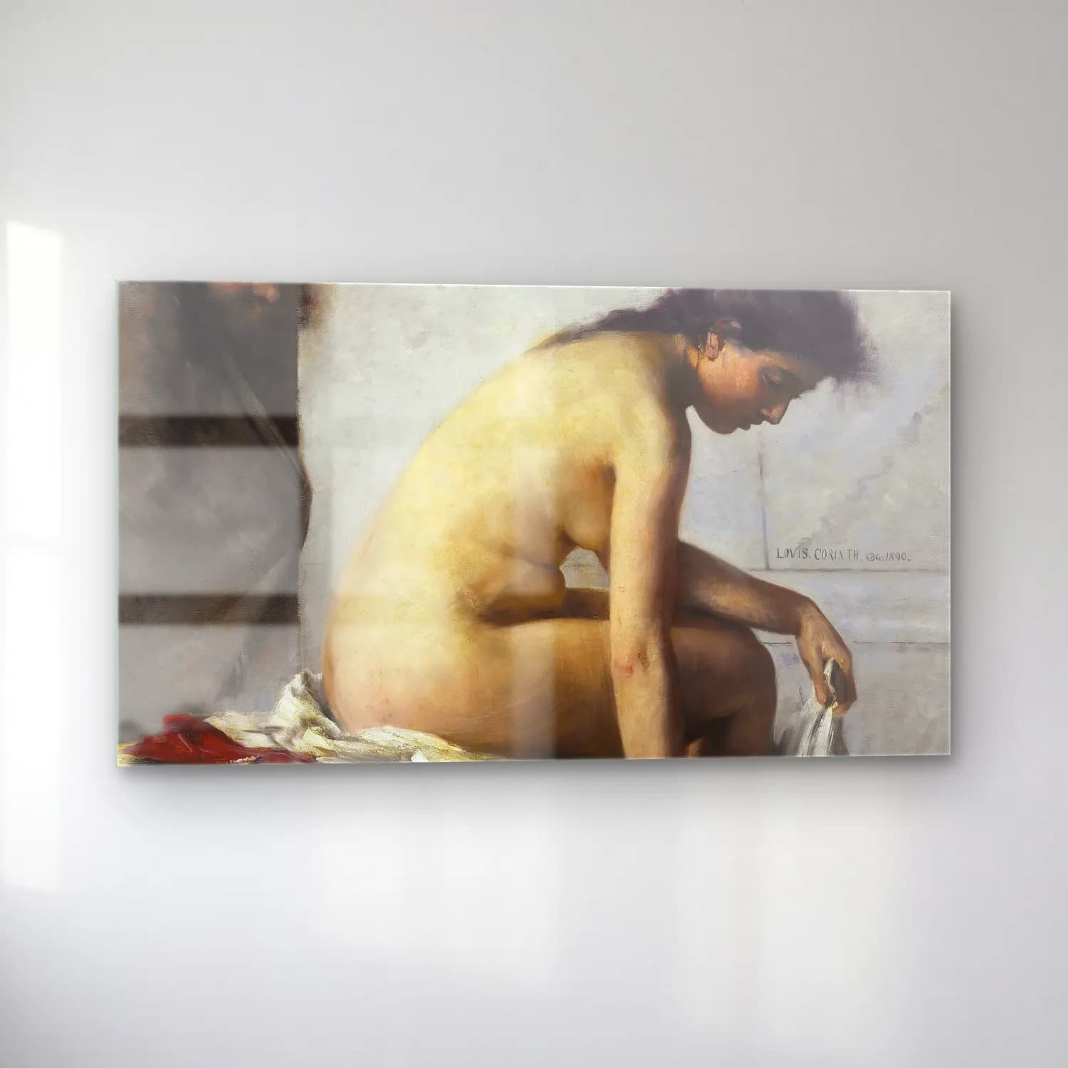 Lovis Corinth – Susanna Im Bade cam tablo — sol açıdan görünüm