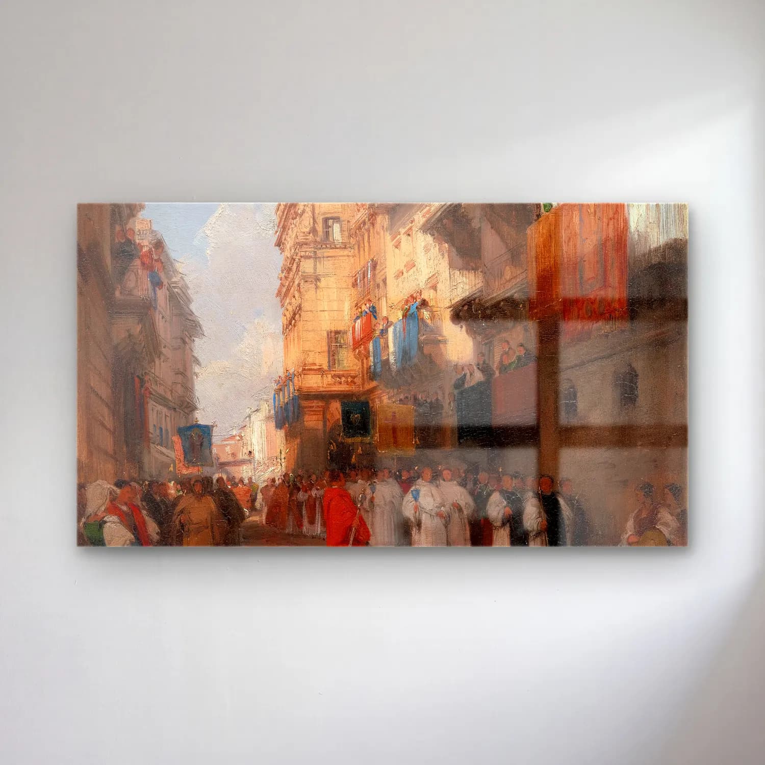 Richard Parkes Bonington – Corso Sant’Anastasia, Verona cam tablo — Richard Parkes Bonington – Corso Sant’Anastasia, Verona — yağlı boya dini sahne