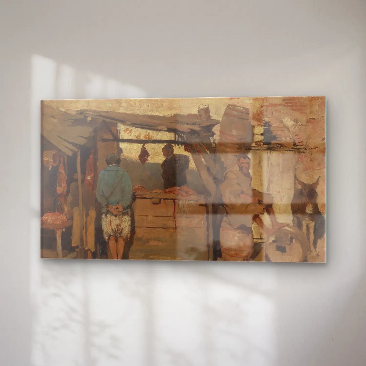 Theo van Rysselberghe – Theo van Rysselberghe - Moroccan Butcher cam tablo — sağ açıdan görünüm