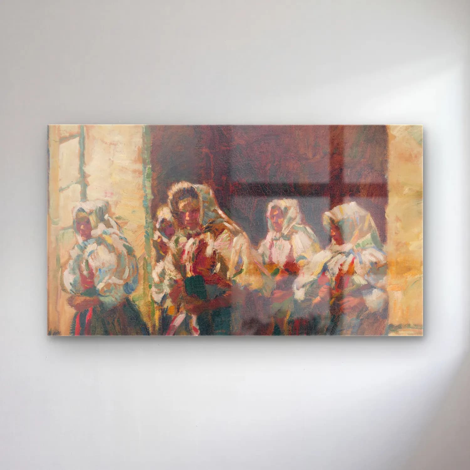Yağlı Boya Dini Sahne No. 50 cam tablo — Yağlı Boya Dini Sahne No. 50 — yağlı boya dini sahne