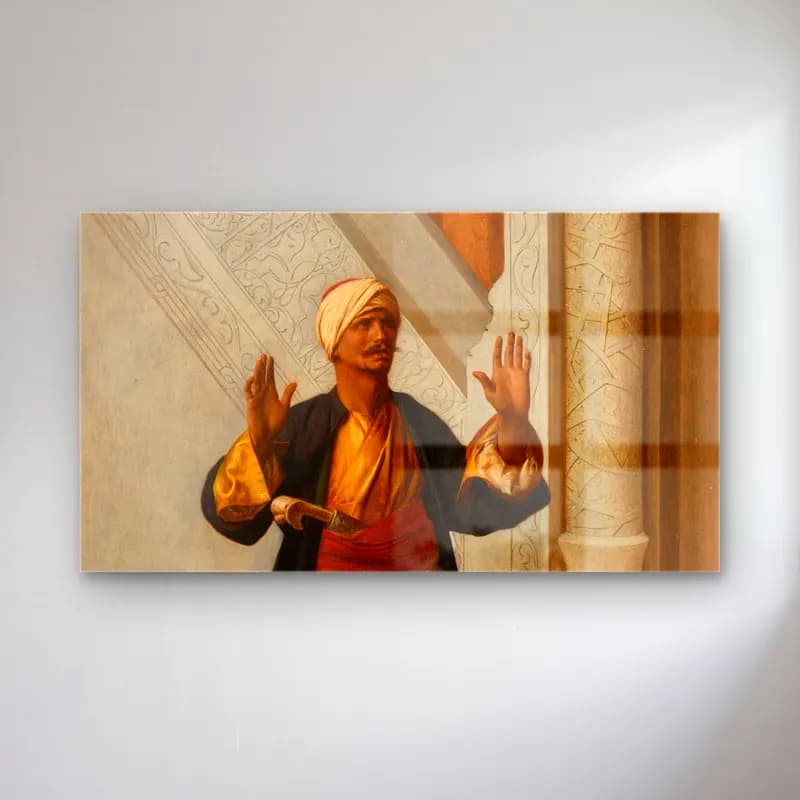 Yağlı Boya Erkek Portresi No. 18 cam tablo — Yağlı Boya Erkek Portresi No. 18 — yağlı boya erkek portresi