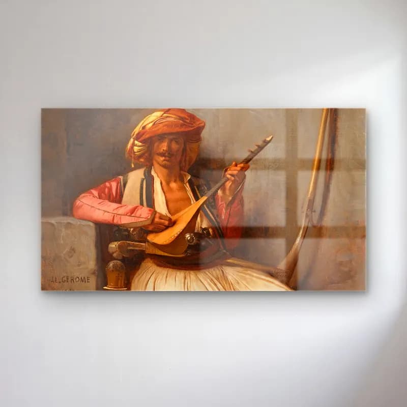 Yağlı Boya Erkek Portresi No. 24 cam tablo — Yağlı Boya Erkek Portresi No. 24 — yağlı boya erkek portresi