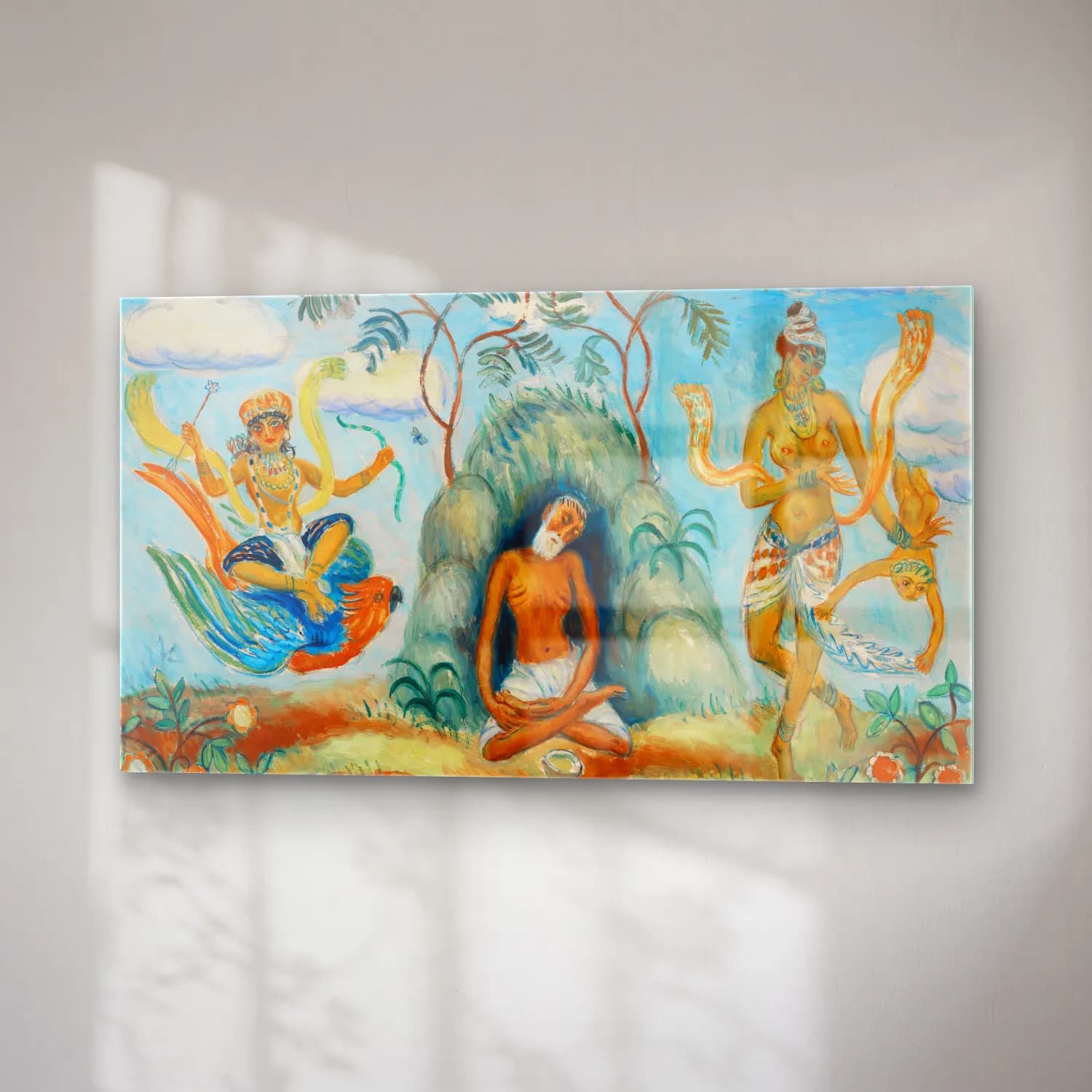 William James Glackens – Decoration cam tablo — sağ açıdan görünüm