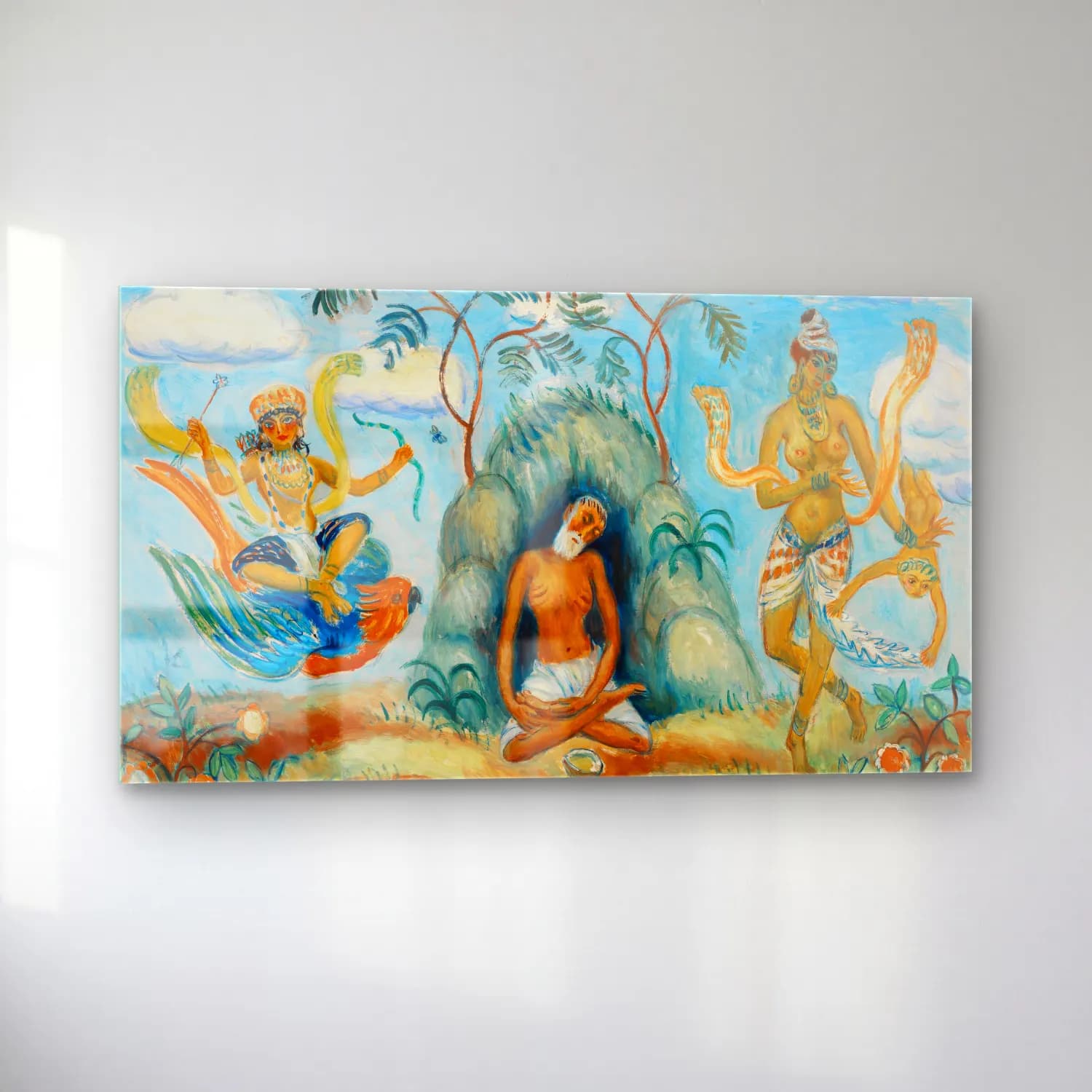 William James Glackens – Decoration cam tablo — sol açıdan görünüm