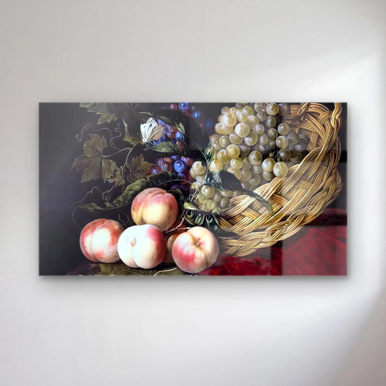 Willem van Aelst – Still-Life of Fruit cam tablo — Willem van Aelst – Still-Life of Fruit — yağlı boya meyveli natürmort