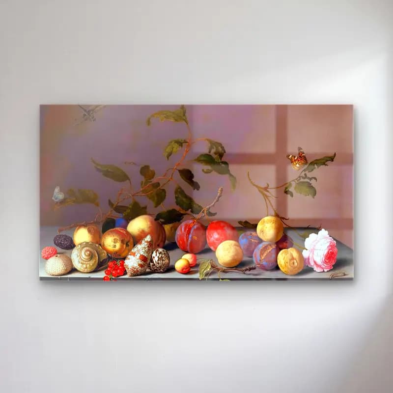 Balthasar van der Ast – Still-Life cam tablo — Balthasar van der Ast – Still-Life — yağlı boya meyveli natürmort