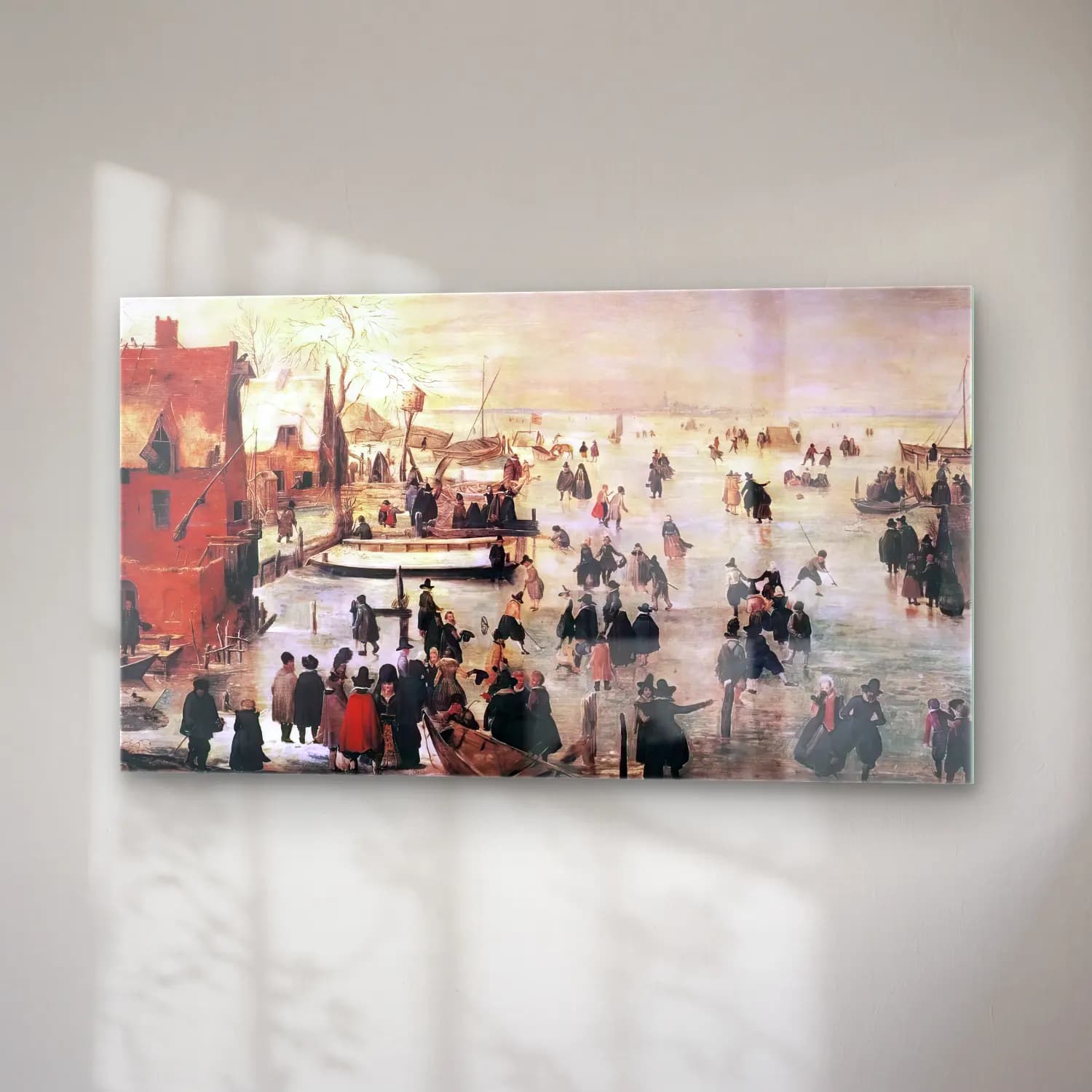 Hendrick Avercamp – Ice Landscape cam tablo — sağ açıdan görünüm