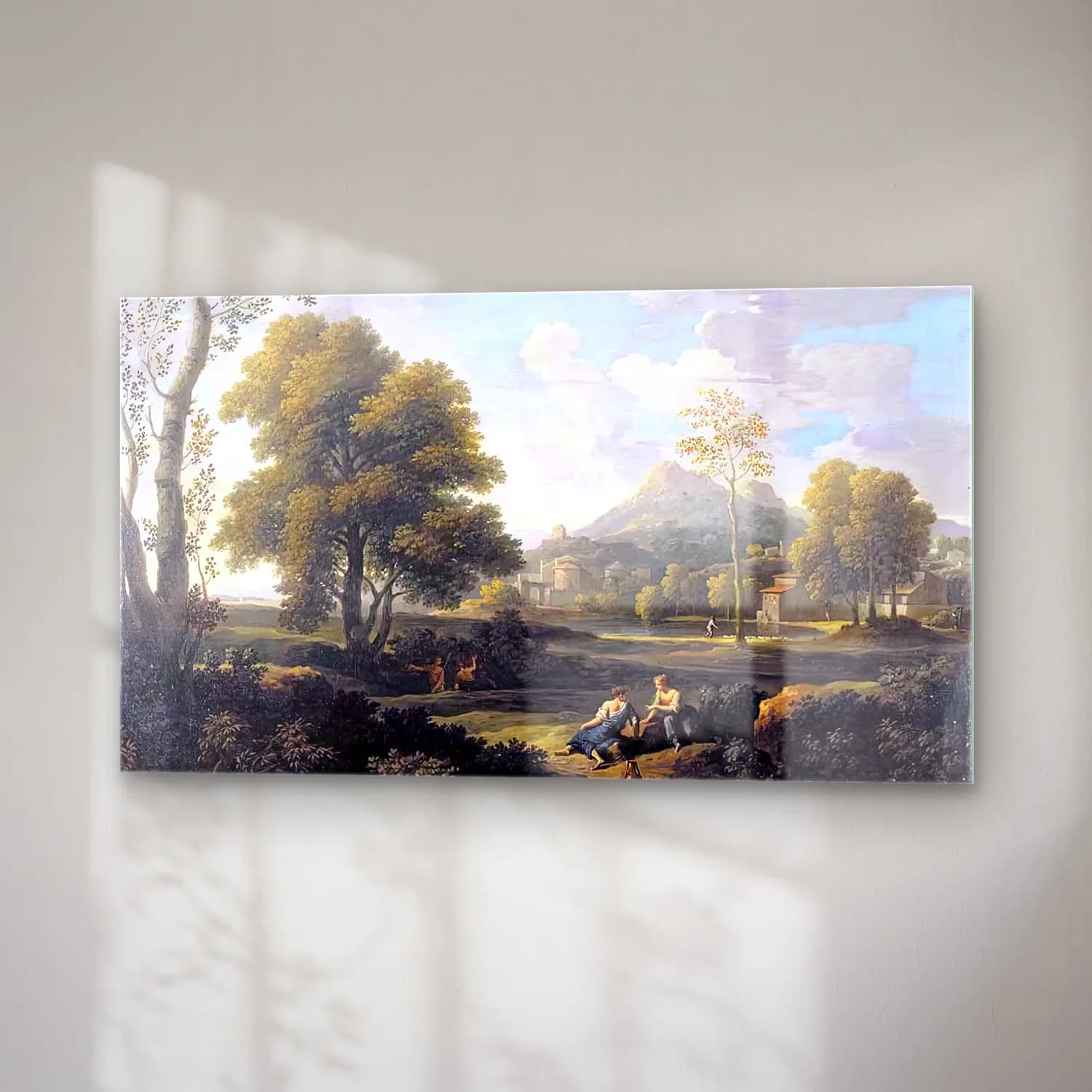 Jan Frans van Bloemen – Classical Landscape cam tablo — sağ açıdan görünüm
