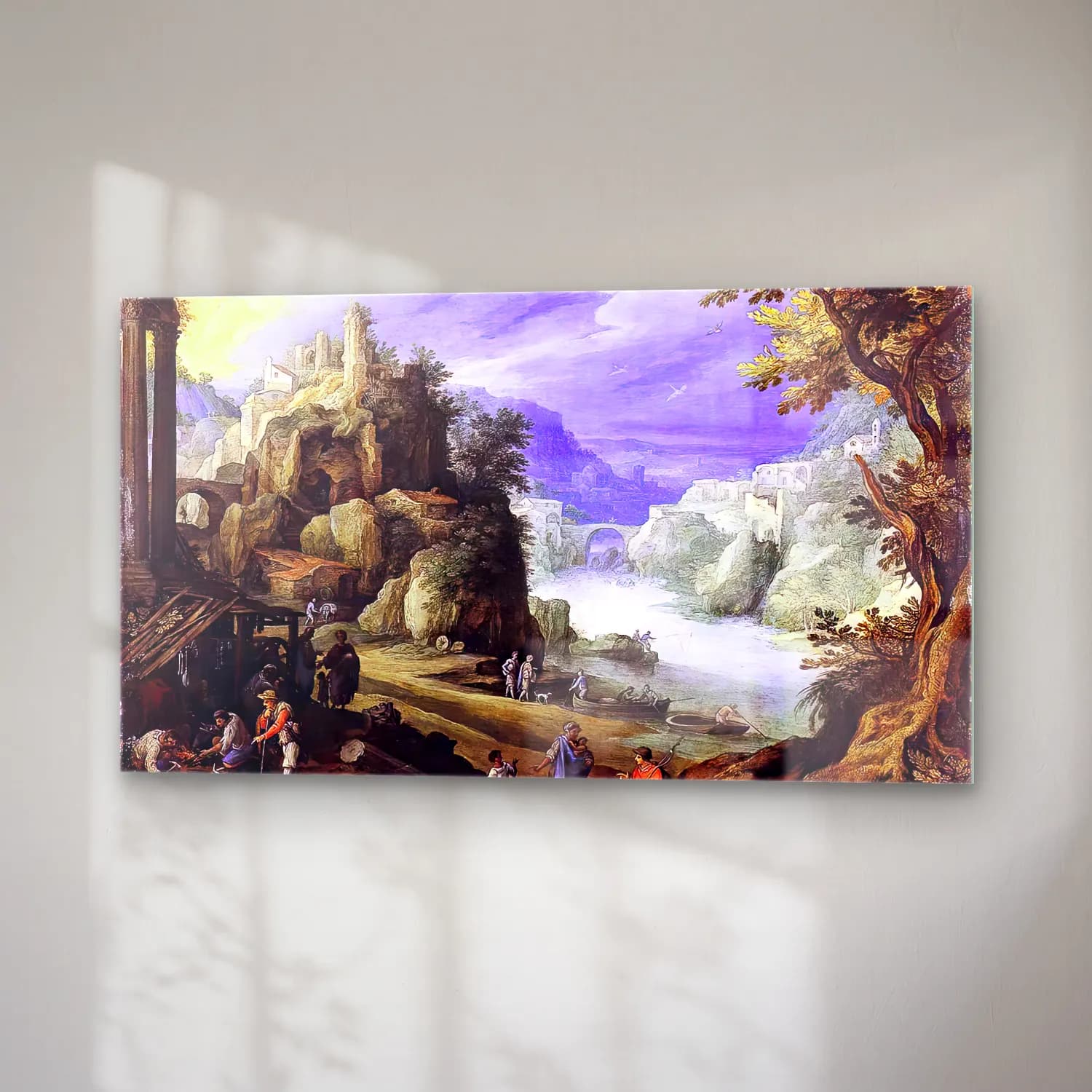 Paul Bril – Fantastic Landscape cam tablo — sağ açıdan görünüm