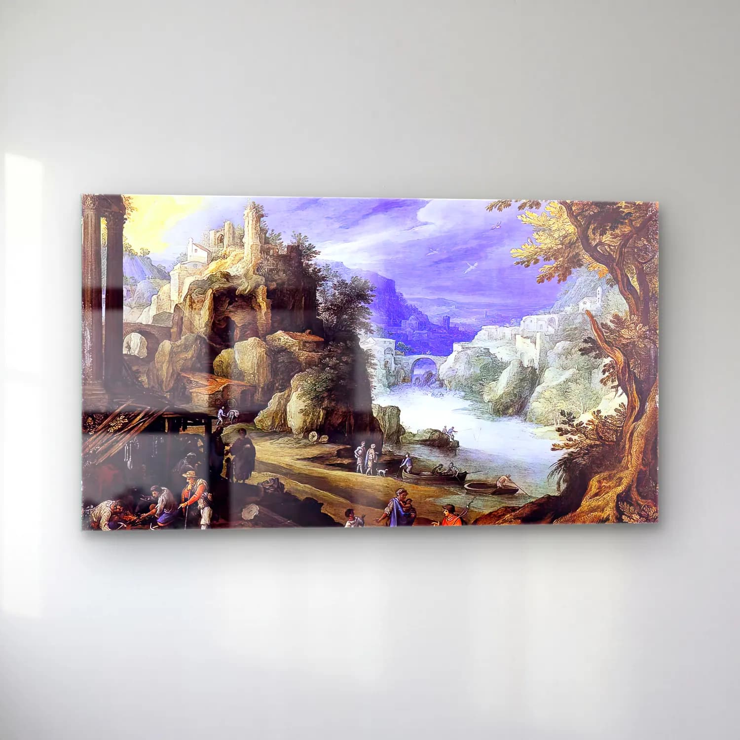 Paul Bril – Fantastic Landscape cam tablo — sol açıdan görünüm