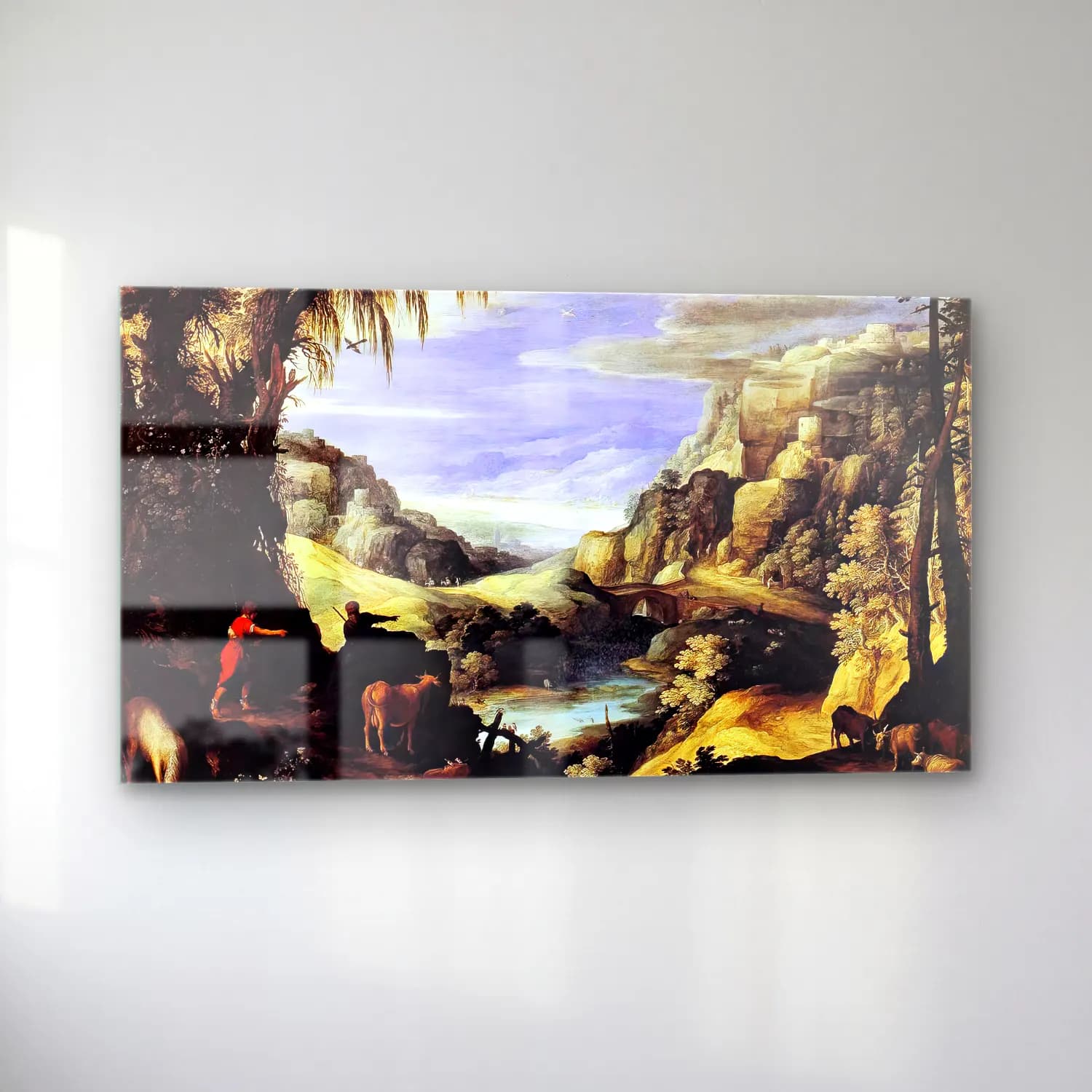 Paul Bril – Landscape with Mercury and Argus cam tablo — sol açıdan görünüm