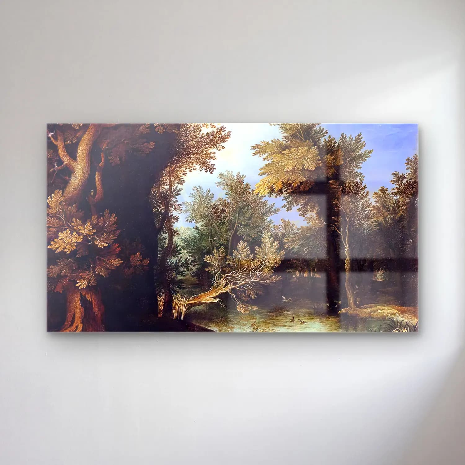 Paul Bril – Landscape with a Marsh cam tablo — Paul Bril – Landscape with a Marsh — yağlı boya kırda nehir