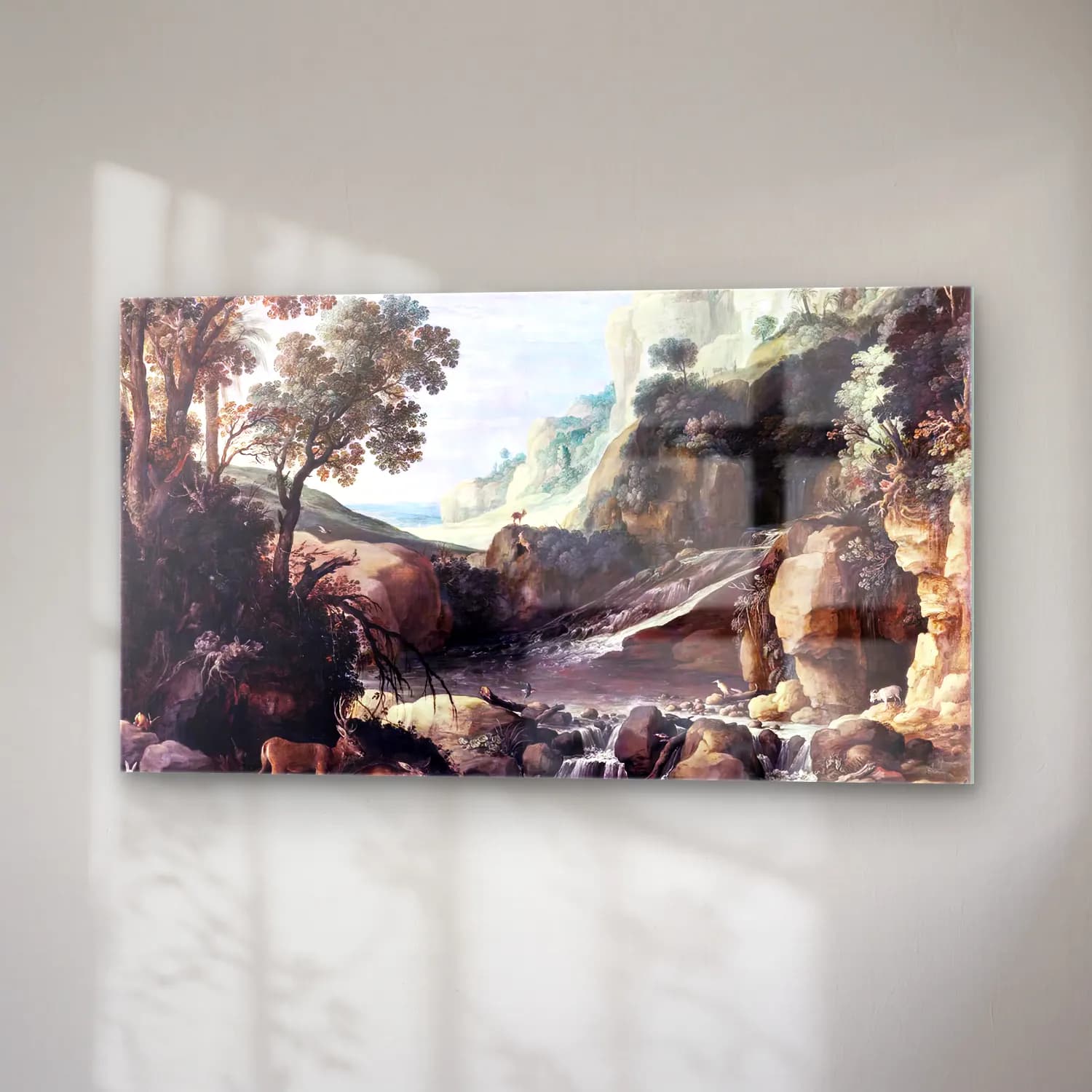 Paul Bril – Mountainous Landscape cam tablo — sağ açıdan görünüm