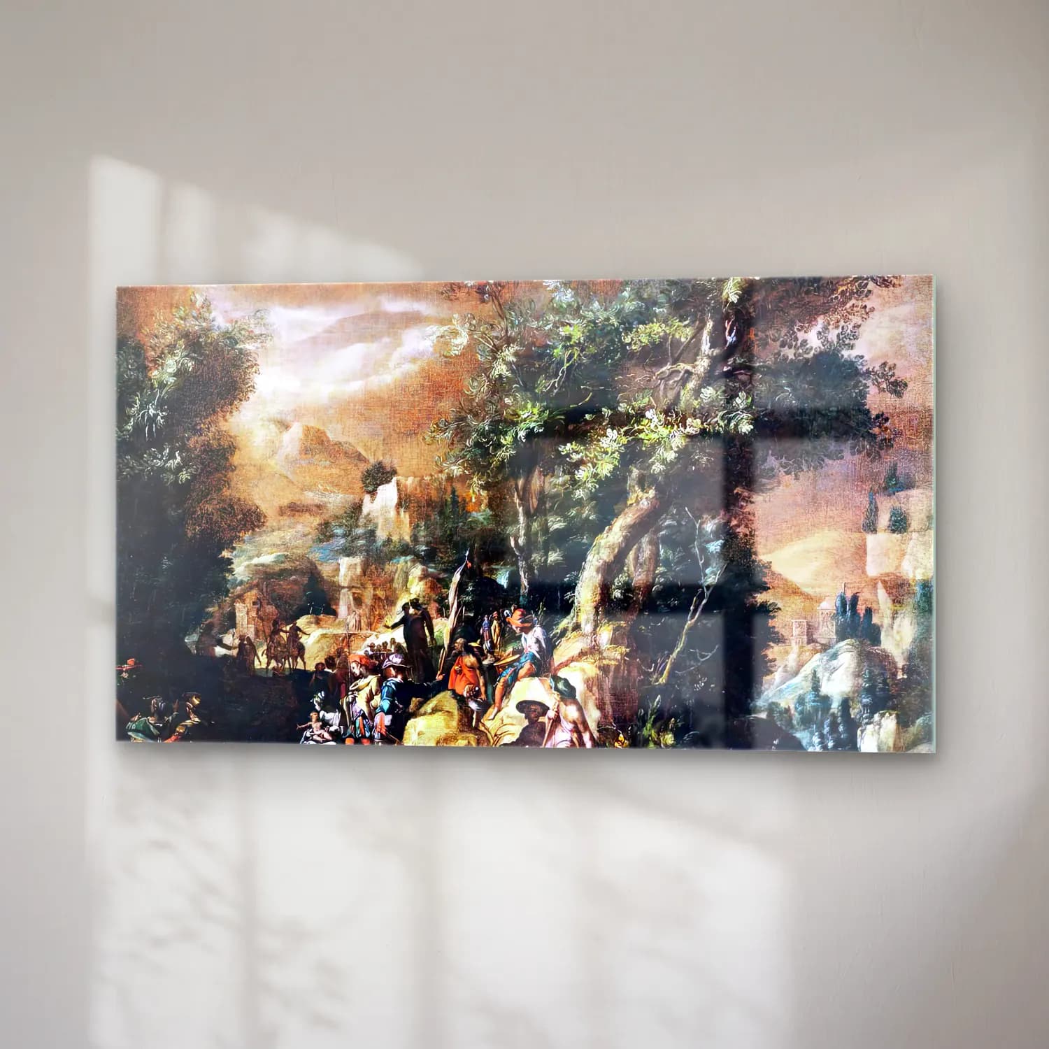 Paul Bril – Ruins and Figures cam tablo — sağ açıdan görünüm