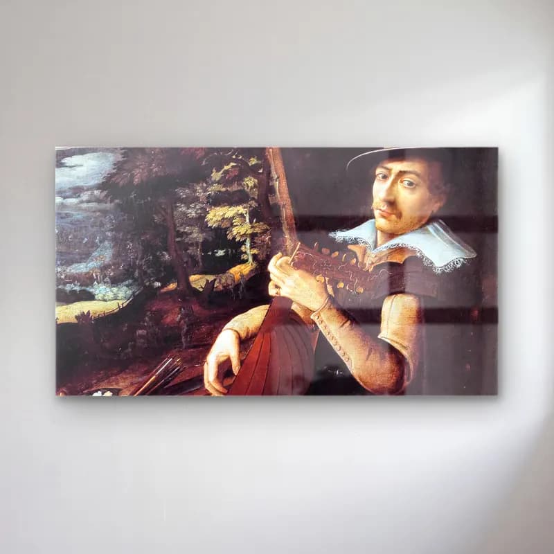 Paul Bril – Self-Portrait cam tablo — Paul Bril – Self-Portrait — yağlı boya erkek portresi