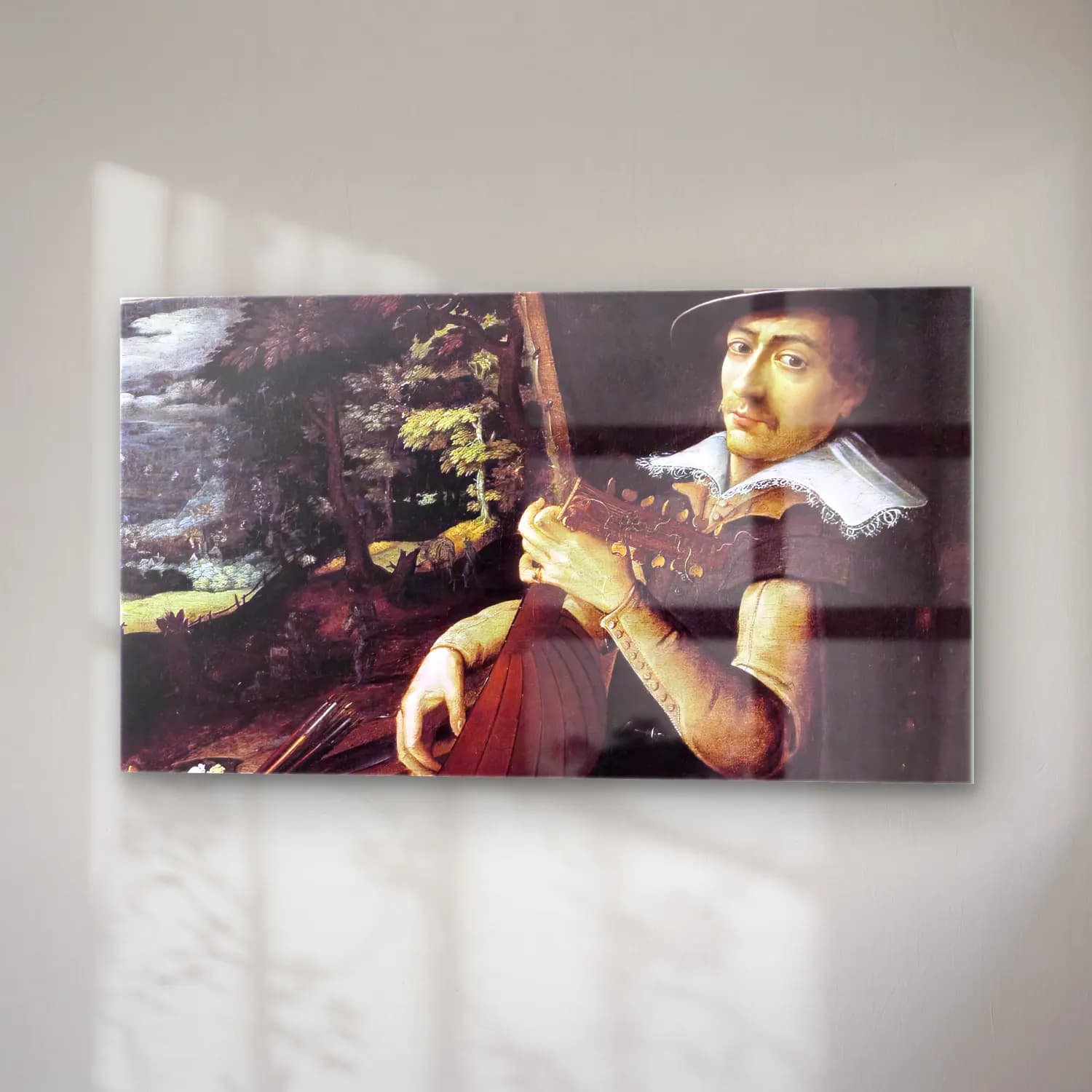 Paul Bril – Self-Portrait cam tablo — sağ açıdan görünüm