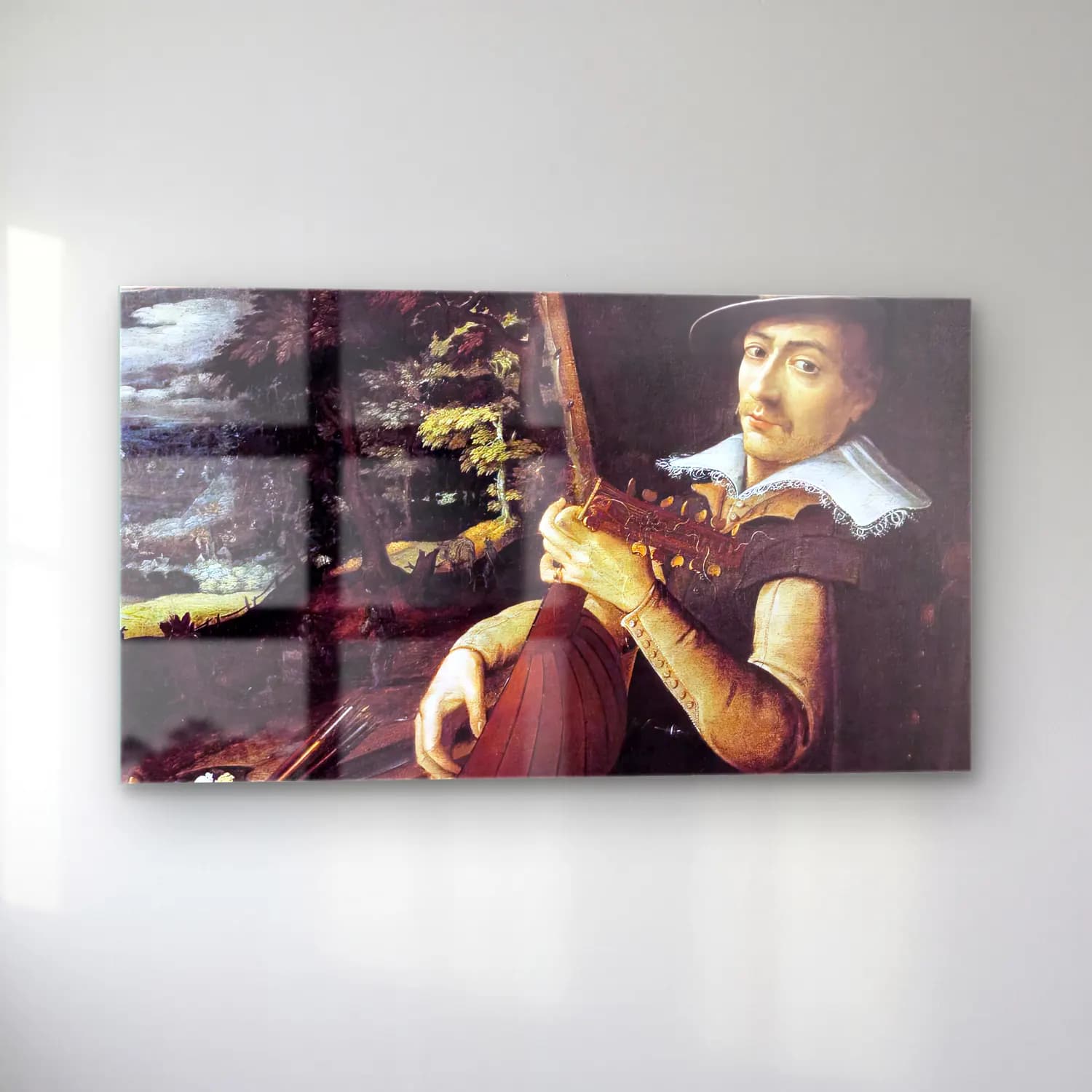Paul Bril – Self-Portrait cam tablo — sol açıdan görünüm