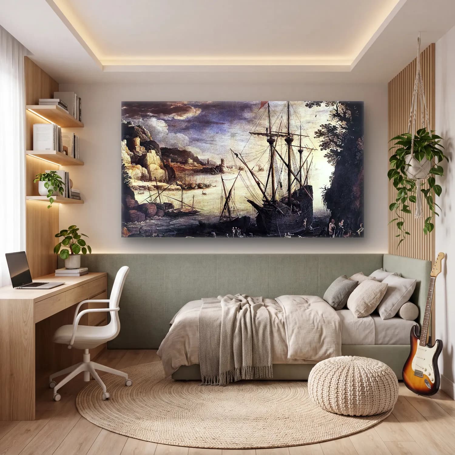 Paul Bril – The Port cam tablo — genç odasında