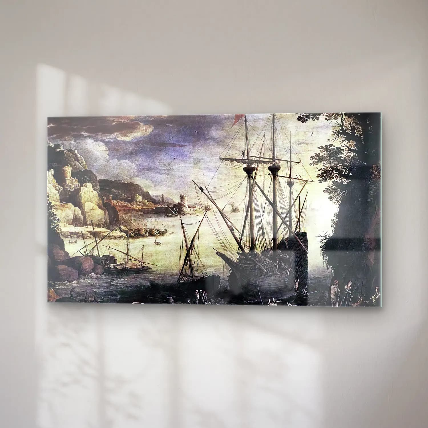 Paul Bril – The Port cam tablo — sağ açıdan görünüm