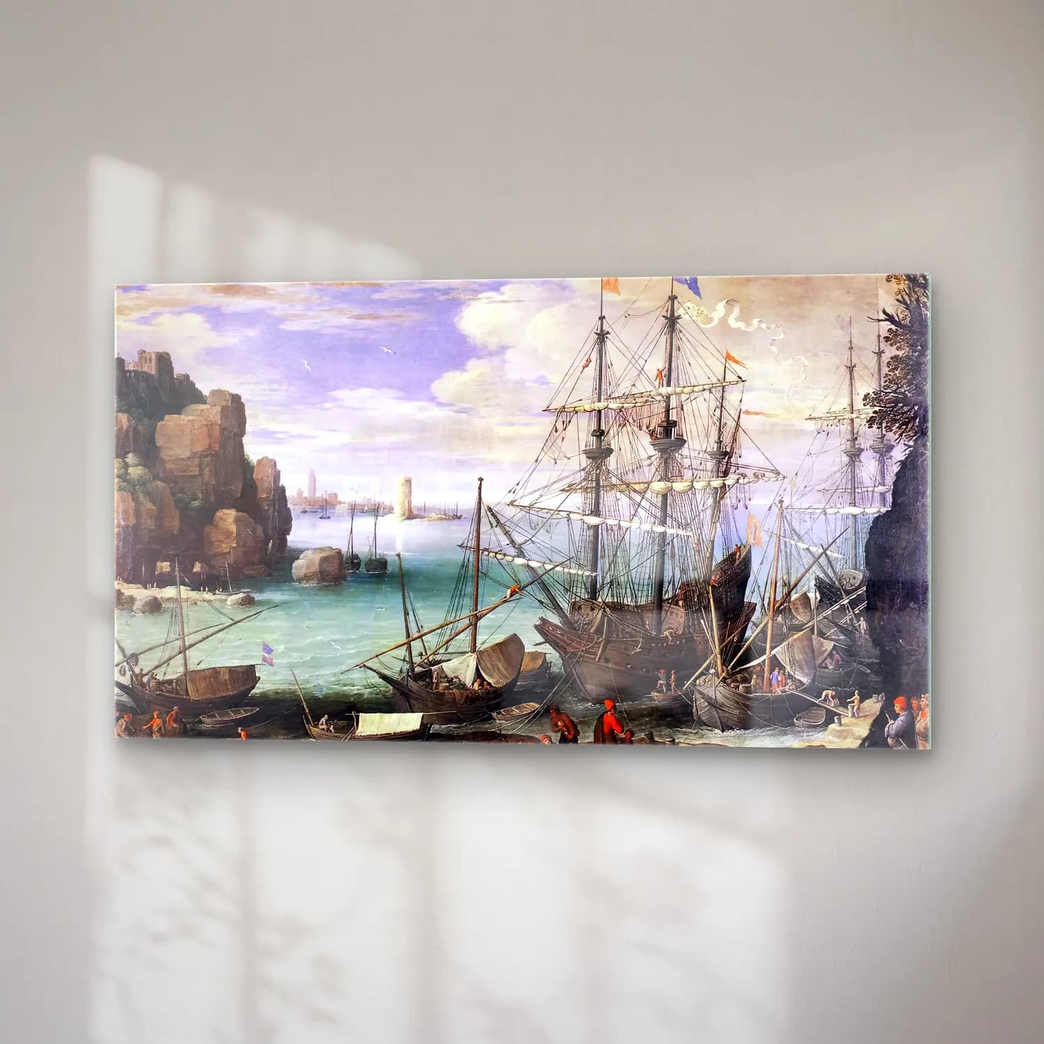 Paul Bril – View of a Port cam tablo — sağ açıdan görünüm