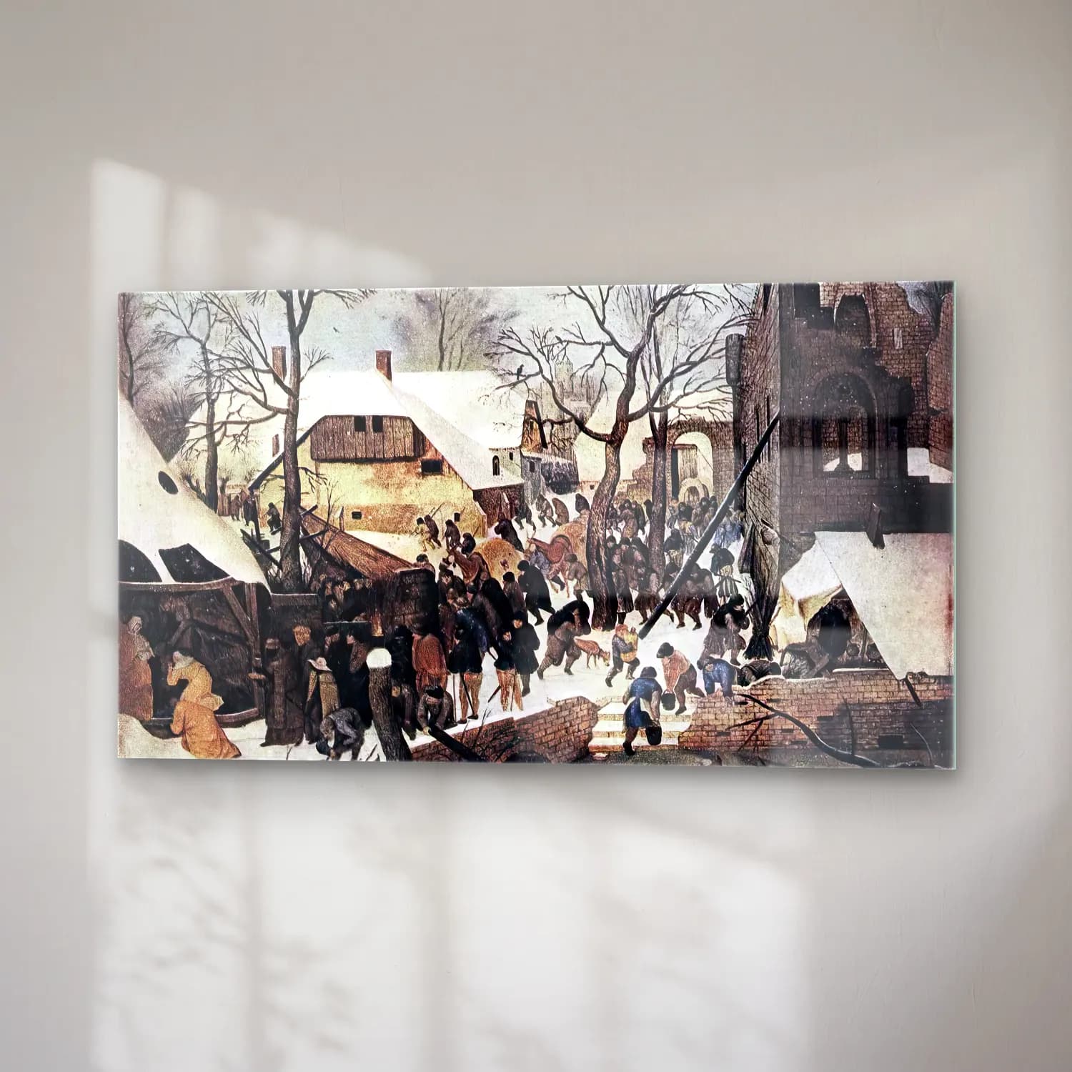 Pieter Brueghel the Younger – Adoration of the Magi cam tablo — sağ açıdan görünüm