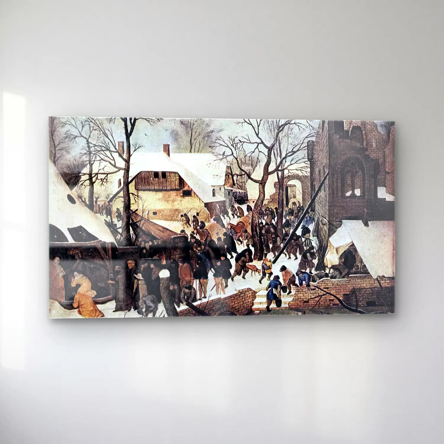 Pieter Brueghel the Younger – Adoration of the Magi cam tablo — sol açıdan görünüm