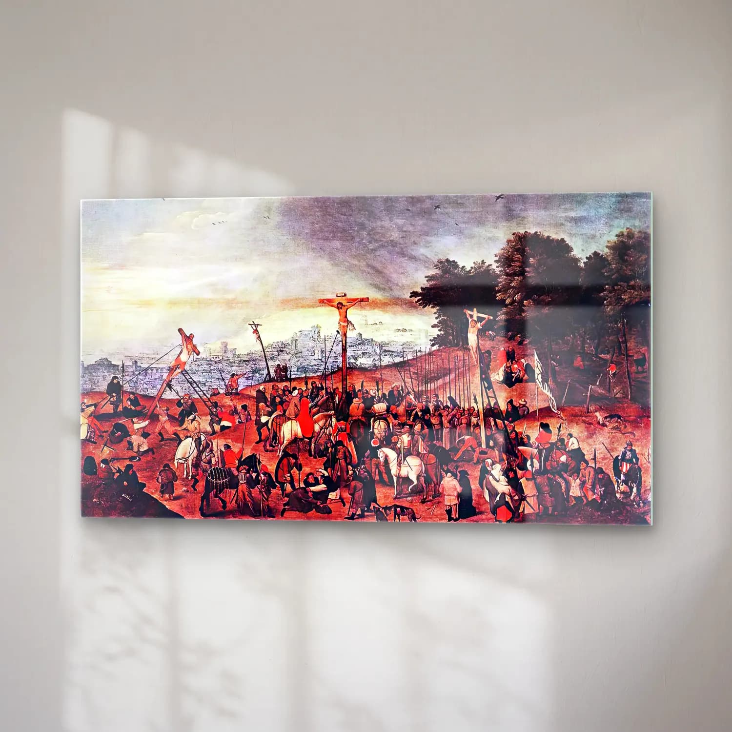 Pieter Brueghel the Younger – Crucifixion cam tablo — sağ açıdan görünüm
