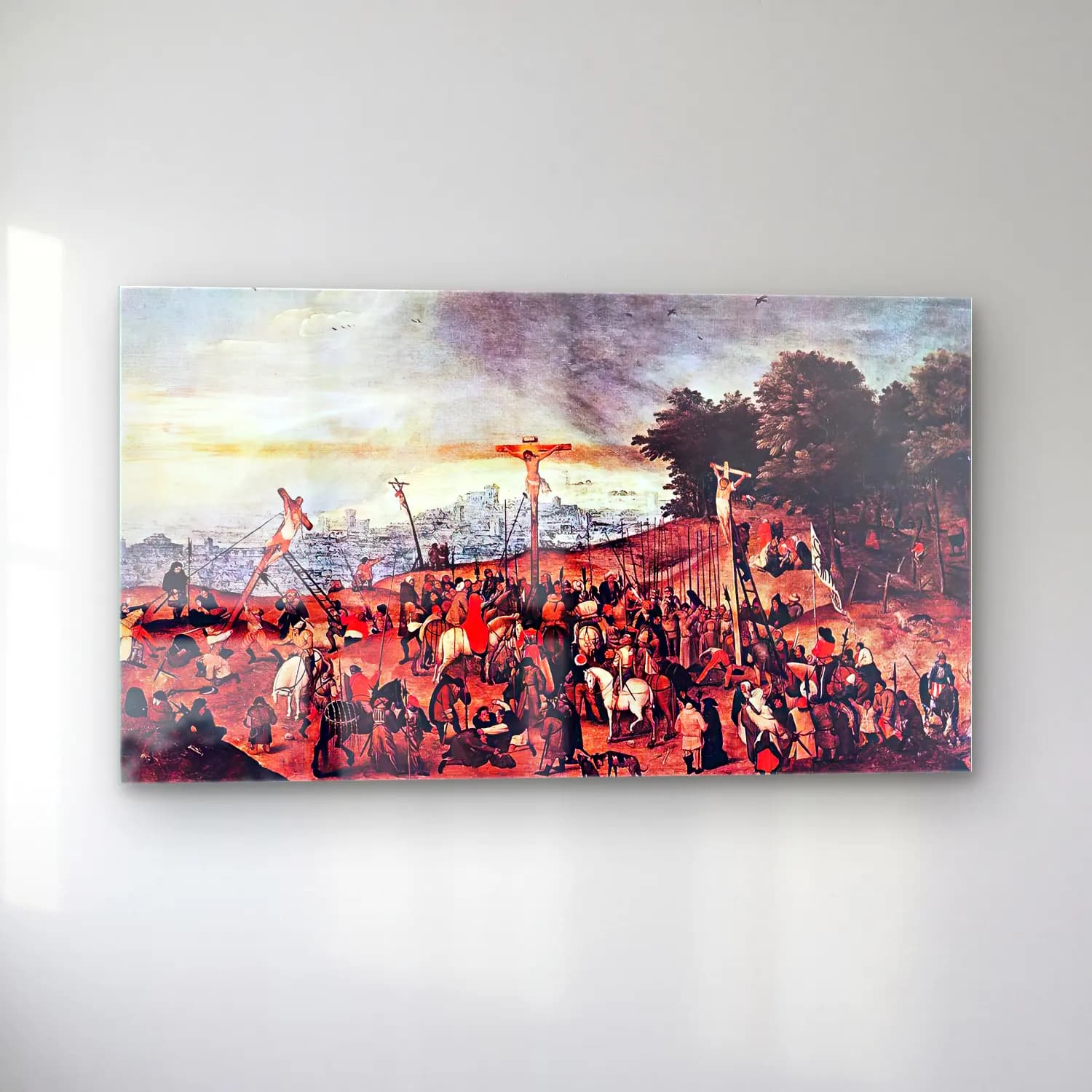 Pieter Brueghel the Younger – Crucifixion cam tablo — sol açıdan görünüm