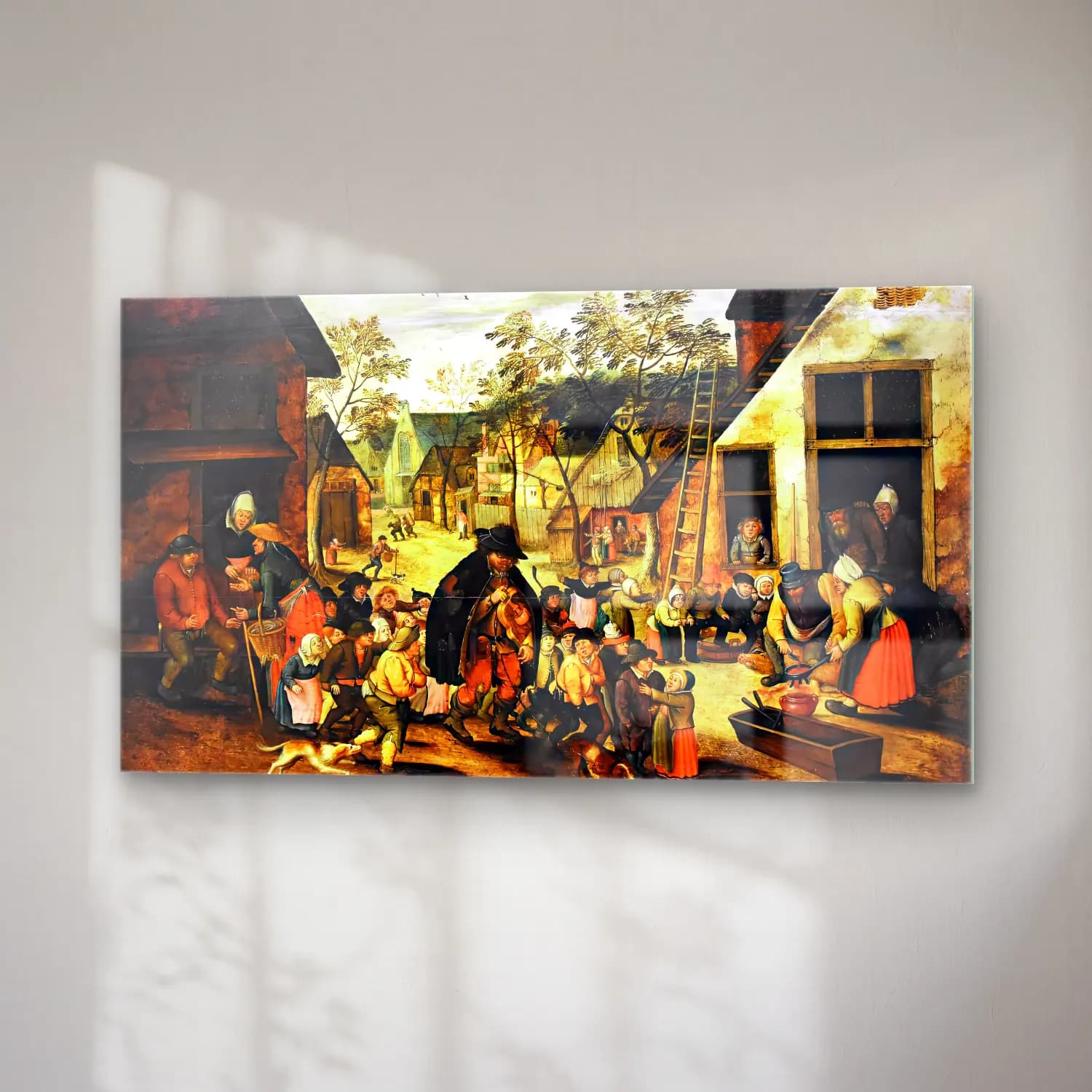 Pieter Brueghel the Younger – The Winchman cam tablo — sağ açıdan görünüm