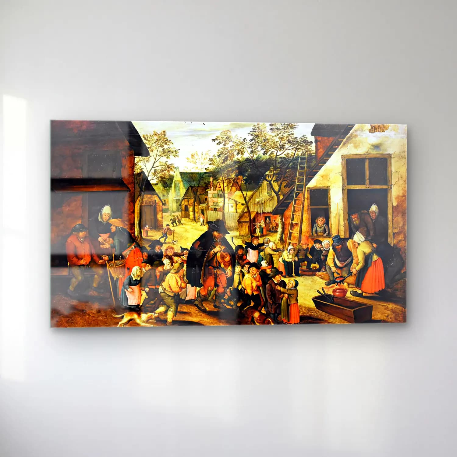 Pieter Brueghel the Younger – The Winchman cam tablo — sol açıdan görünüm