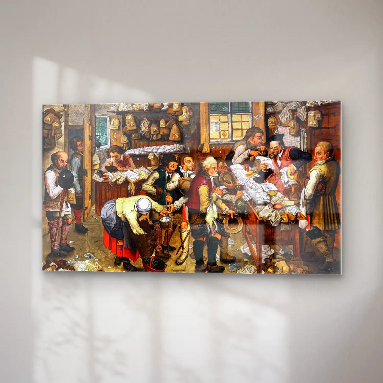 Pieter Brueghel the Younger – Village Lawyer s Office cam tablo — sağ açıdan görünüm