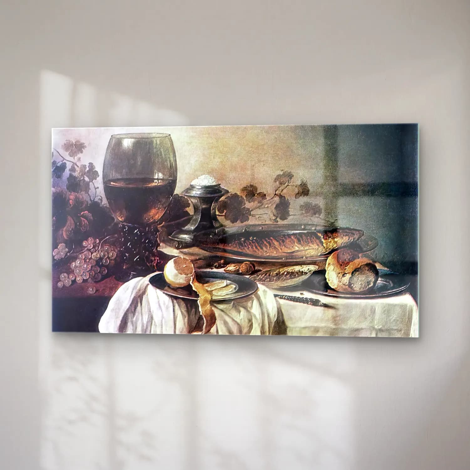 Pieter Claesz – Breakfast-piece cam tablo — sağ açıdan görünüm