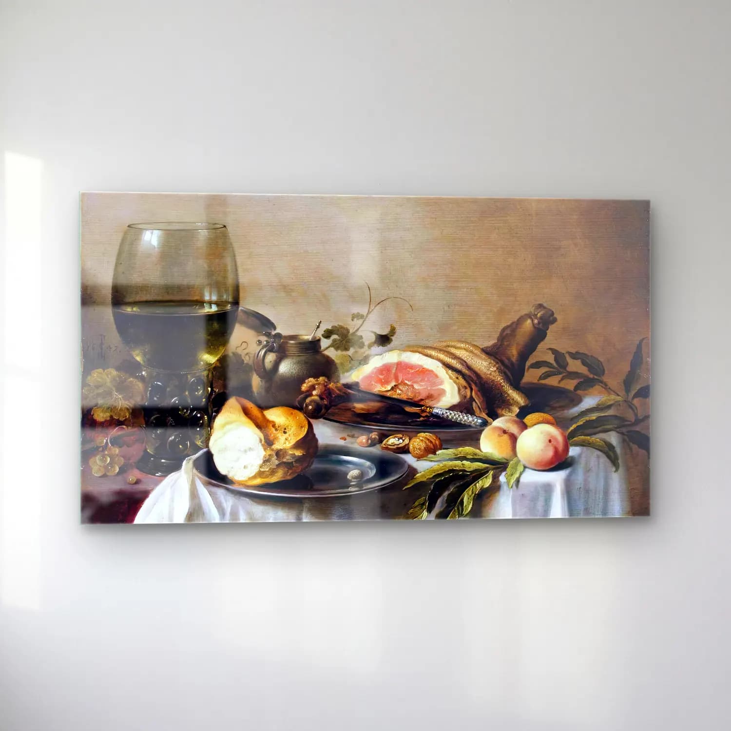 Pieter Claesz – Still-Life cam tablo — sol açıdan görünüm
