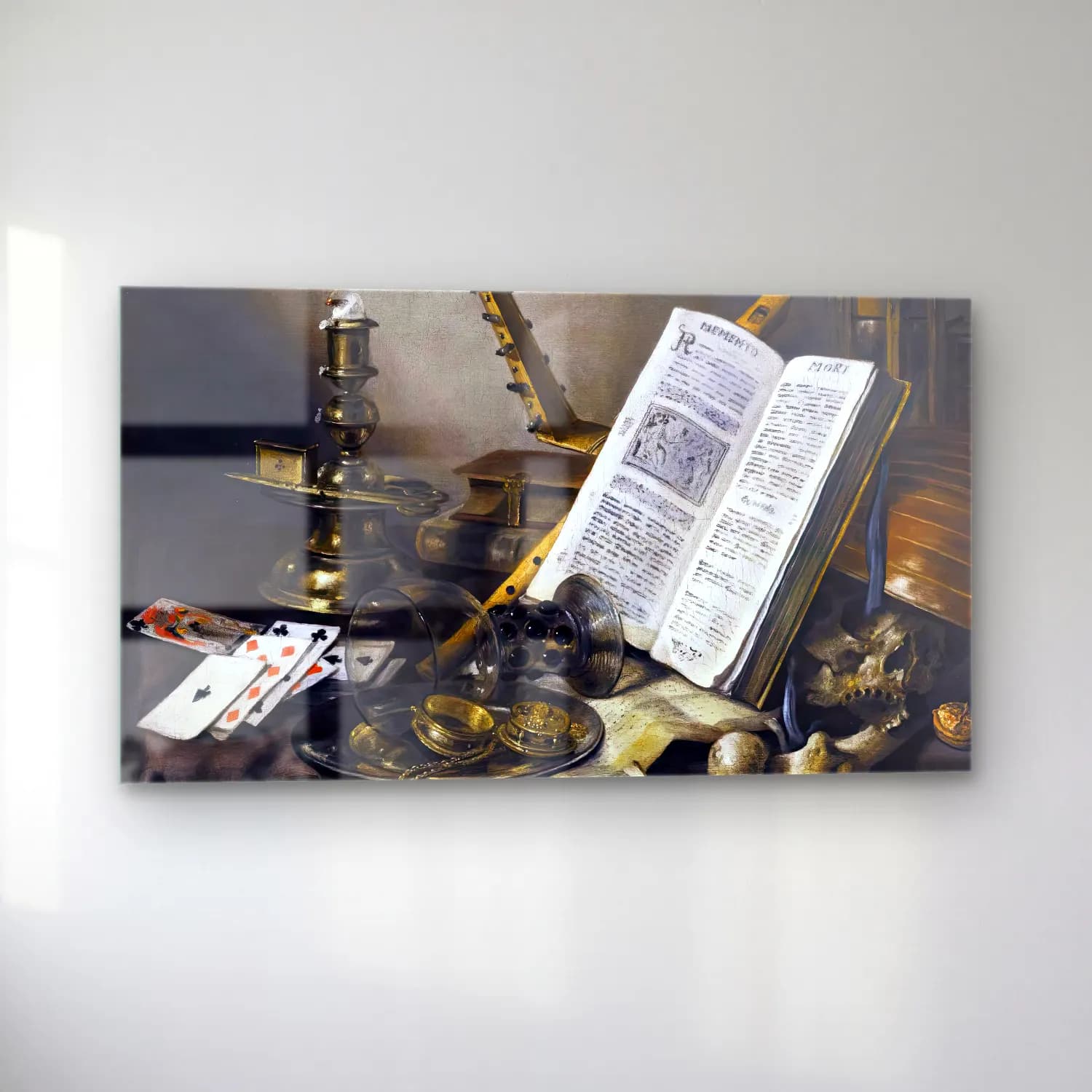 Pieter Claesz – Vanitas Still-Life cam tablo — sol açıdan görünüm