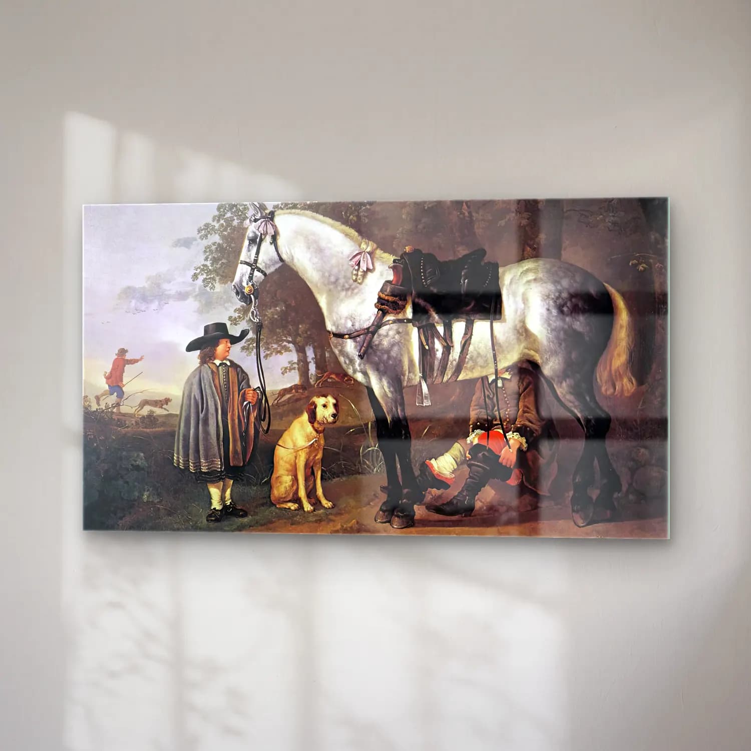 Aelbert Cuyp – Grey Horse in a Landscape cam tablo — sağ açıdan görünüm